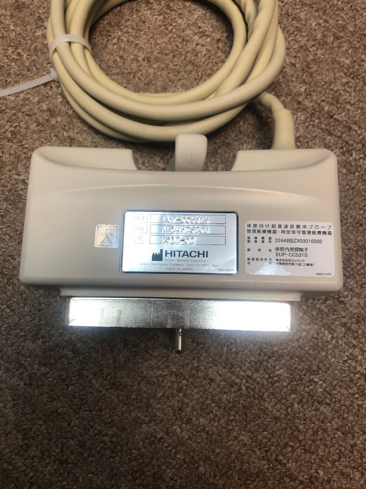 Hitachi EUP-00531S Ultrasound Probe DIAGNOSTIC ULTRASOUND MACHINES FOR SALE