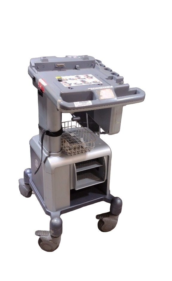 Cart Trolley for GE LogiQ E and I with Triple probe connector-Docking DIAGNOSTIC ULTRASOUND MACHINES FOR SALE