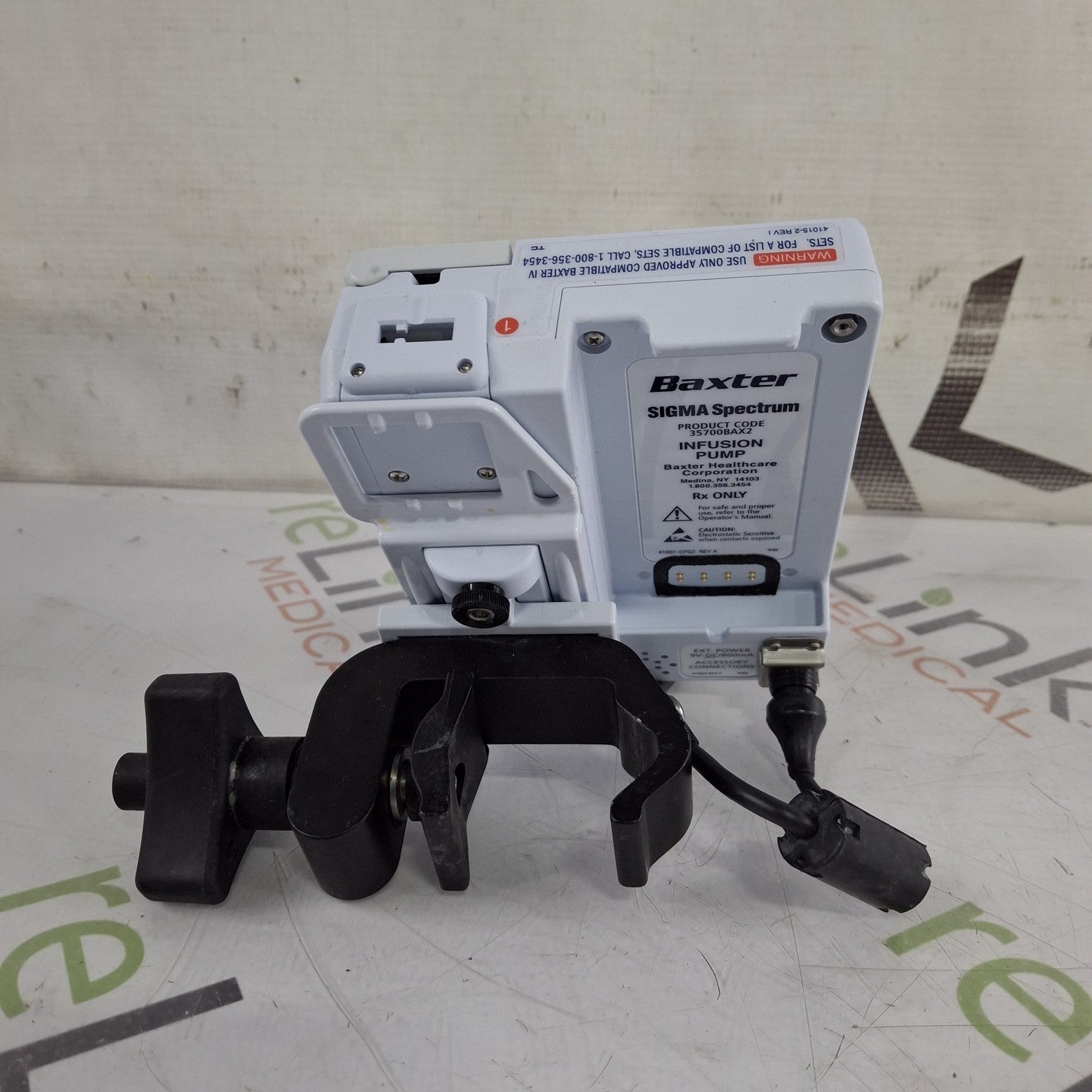 Baxter Sigma Spectrum 8.01.00 w/o Battery Infusion Pump