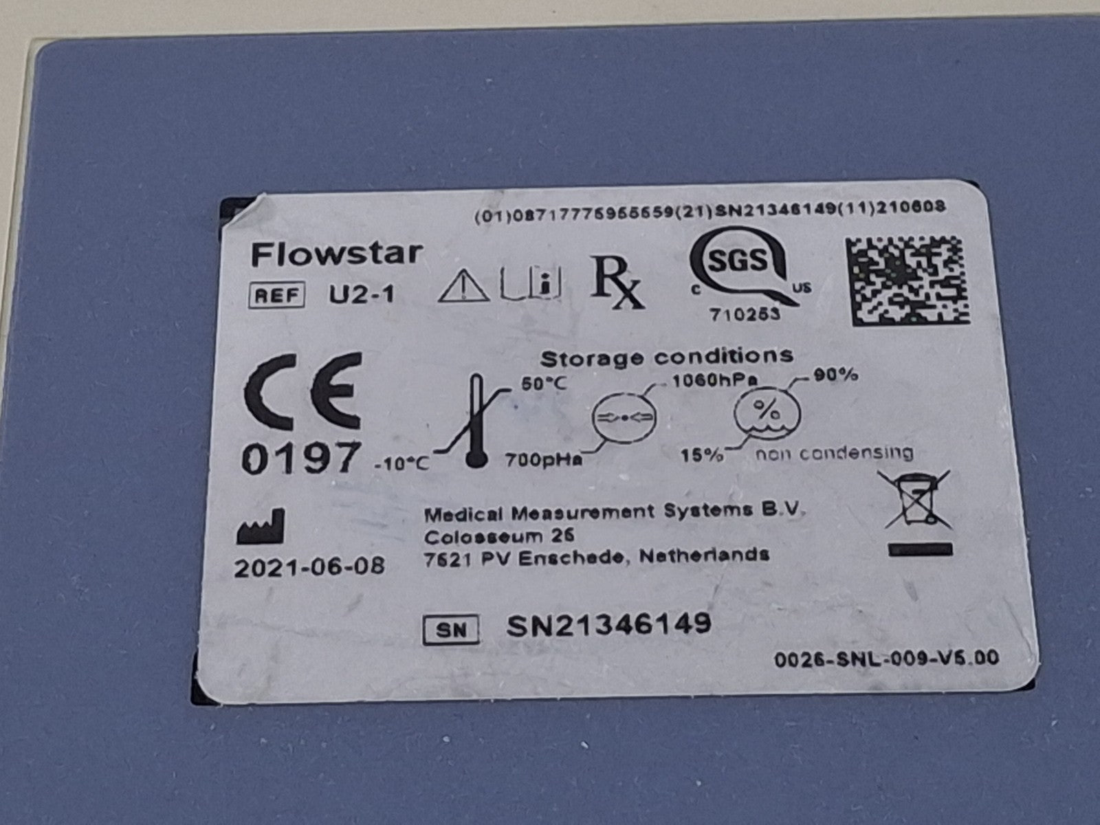 Laborie MMS Flowstar Compact Digital Uroflowmeter