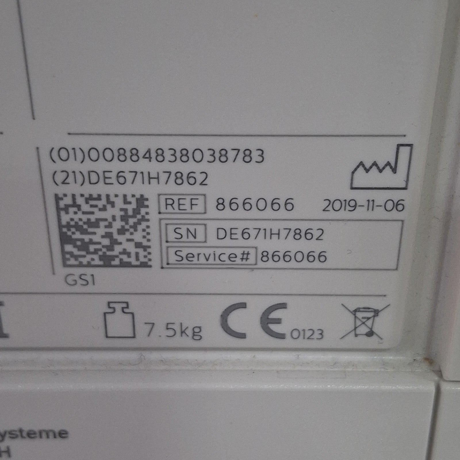 Philips MX550 Portable/Bedside Patient Monitor