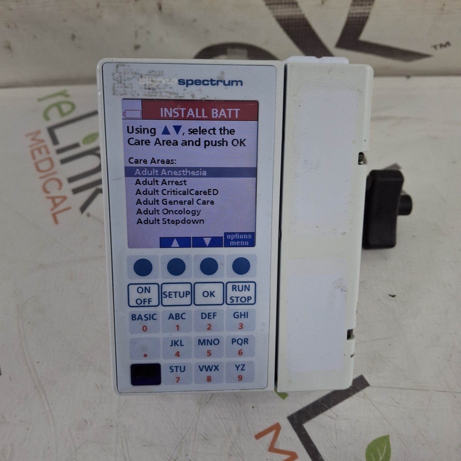 Baxter Sigma Spectrum 8.01.00 w/o Battery Infusion Pump