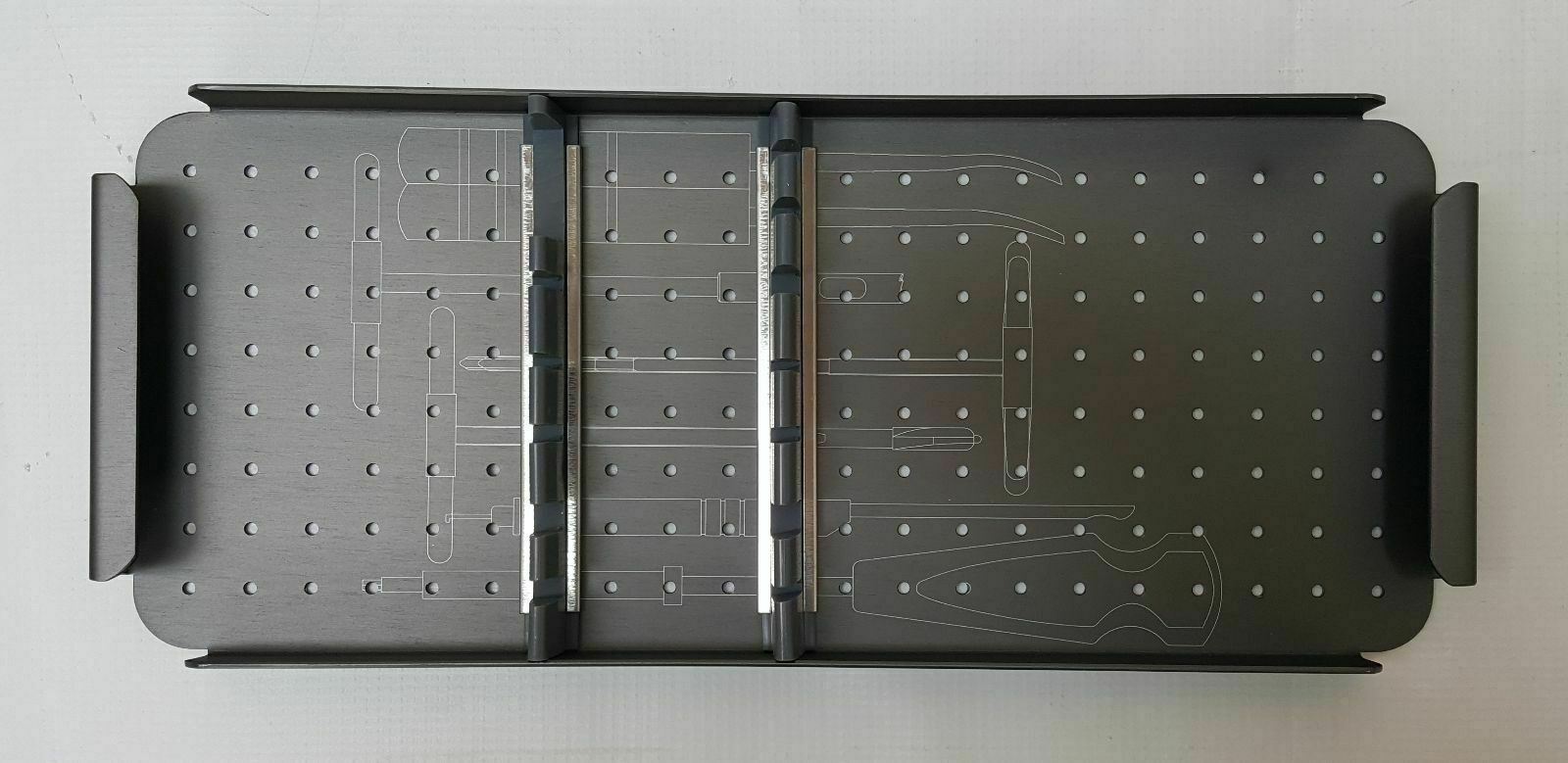 Orthopedic Instrument Empty Case, trays & rack for 3.5-4.0 mm screws - KeeboMed DIAGNOSTIC ULTRASOUND MACHINES FOR SALE