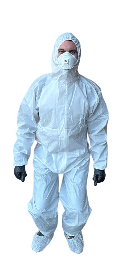 Case of 50 Hazmat Suits, Chemical Protective Coverall with Hood, Zipper Size L DIAGNOSTIC ULTRASOUND MACHINES FOR SALE