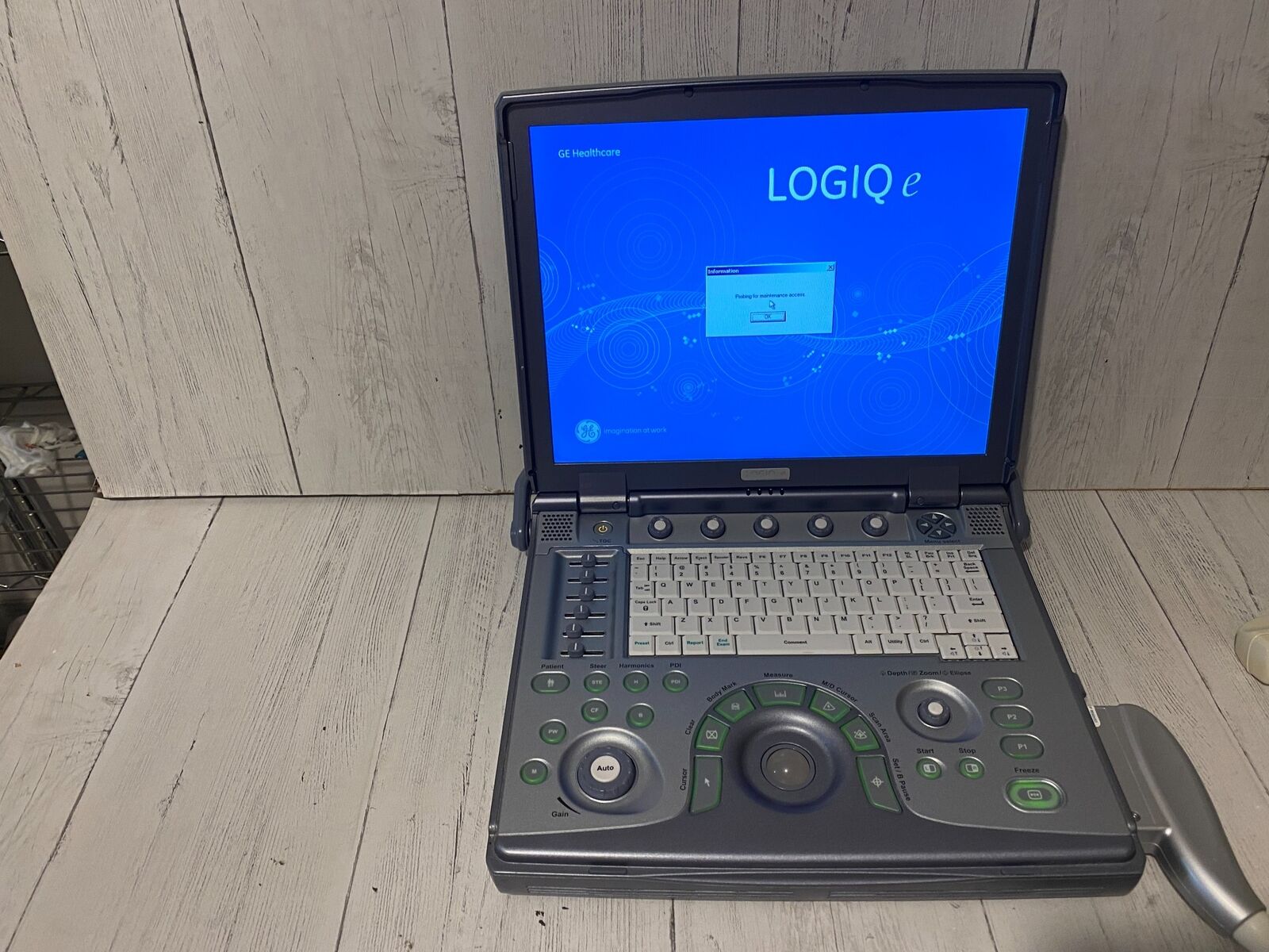 GE Logiq E Portable Ultrasound Manufactured 2012 DIAGNOSTIC ULTRASOUND MACHINES FOR SALE