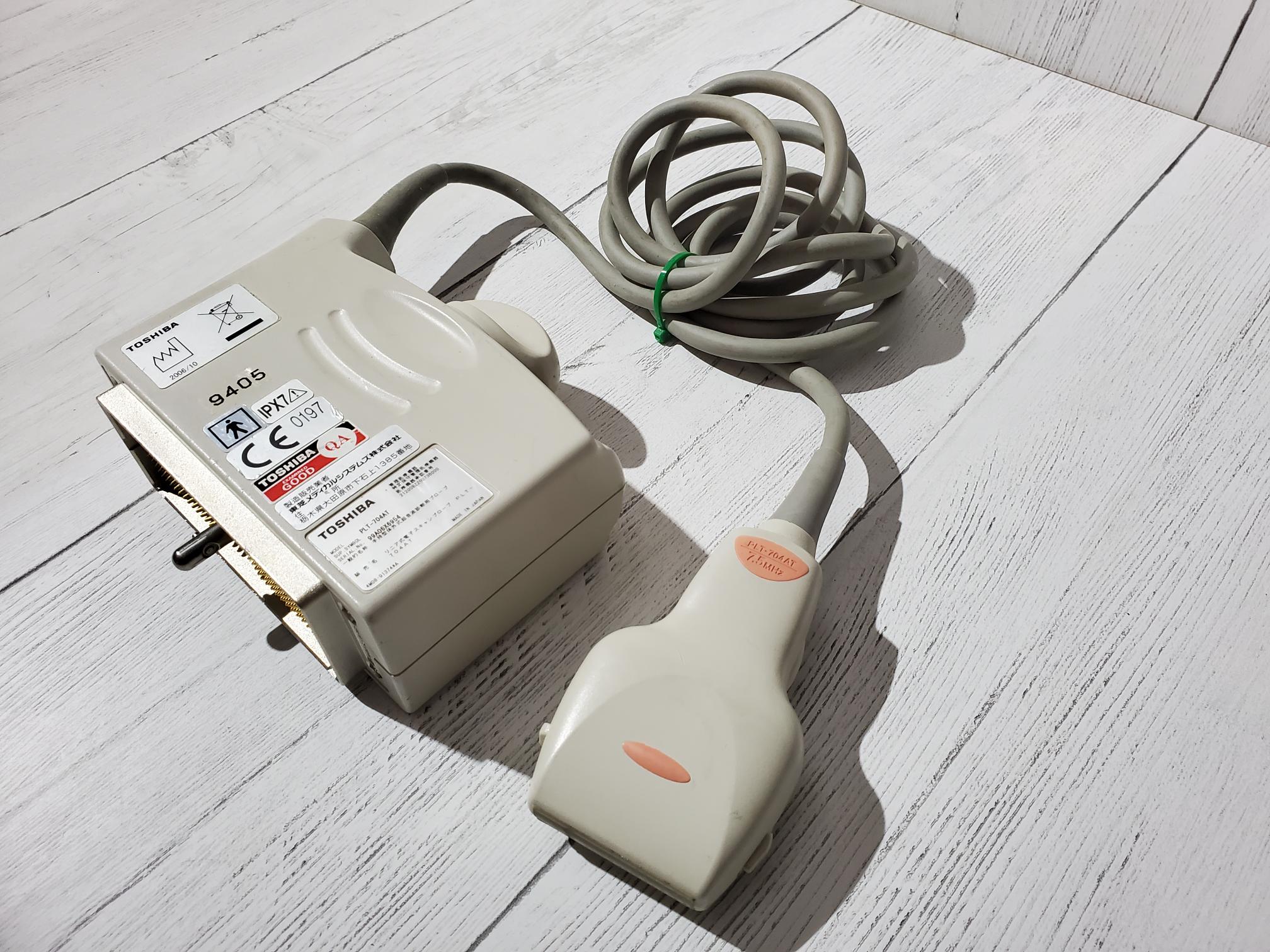 Ultrasound Probe TOSHIBA PLT-704AT Manufactured 2006 DIAGNOSTIC ULTRASOUND MACHINES FOR SALE