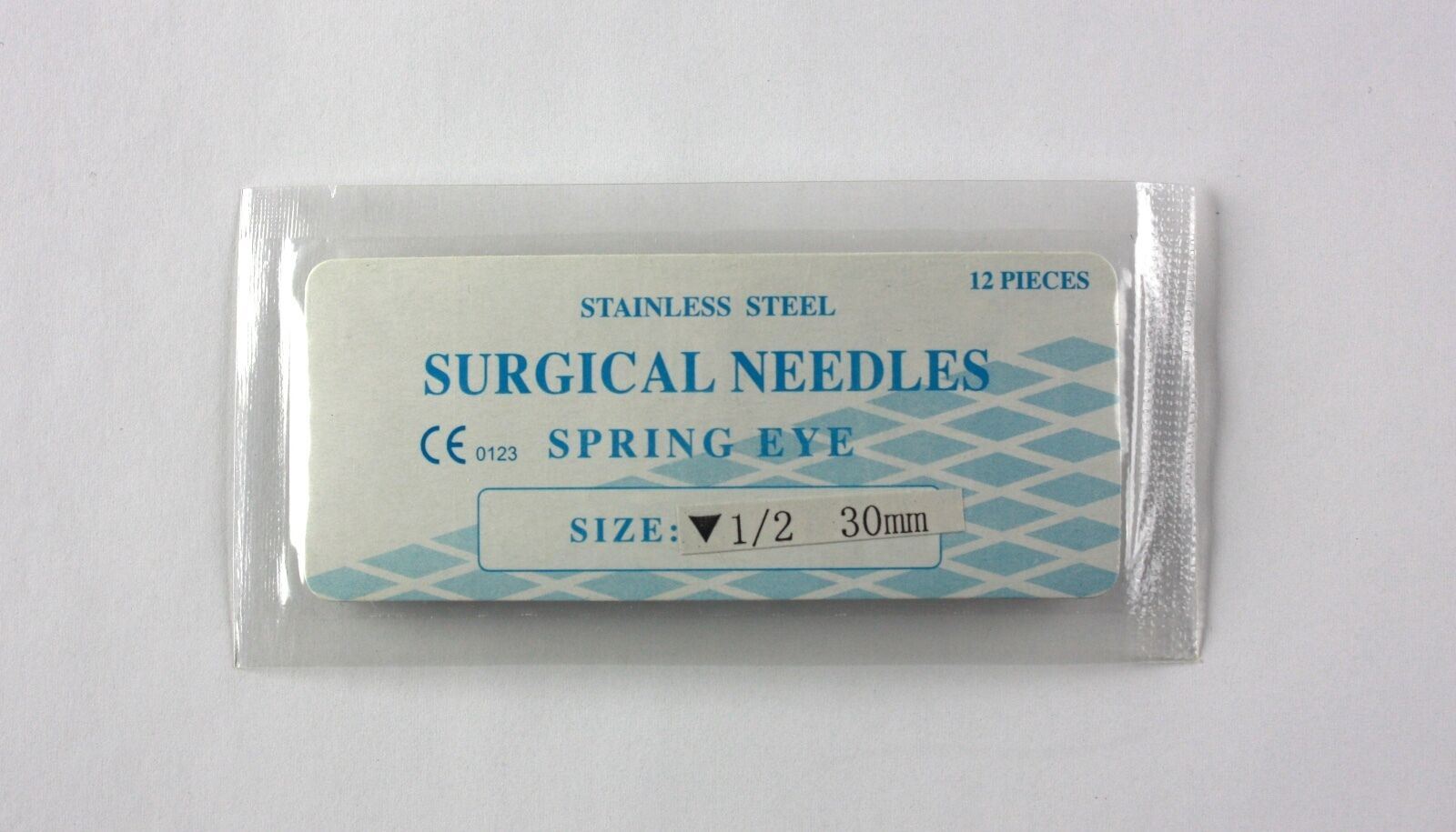 Veterinary SS Surgical Needles, Spring Eye, Reverse, 1/2 Circle, 30mm, 12 Pack DIAGNOSTIC ULTRASOUND MACHINES FOR SALE