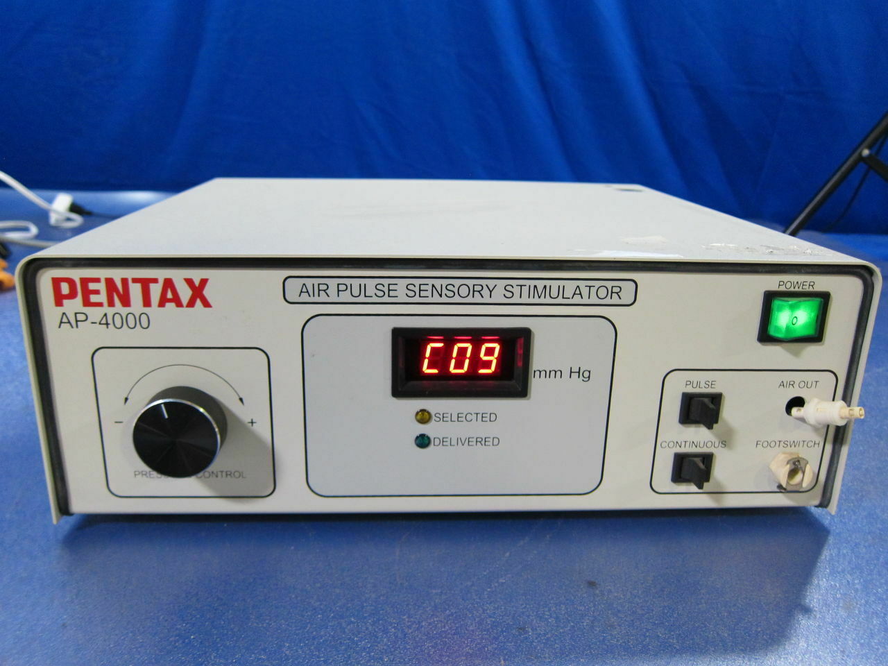 Pentax AP-4000 Air Pulse Sensory Stimulator (590DM) DIAGNOSTIC ULTRASOUND MACHINES FOR SALE