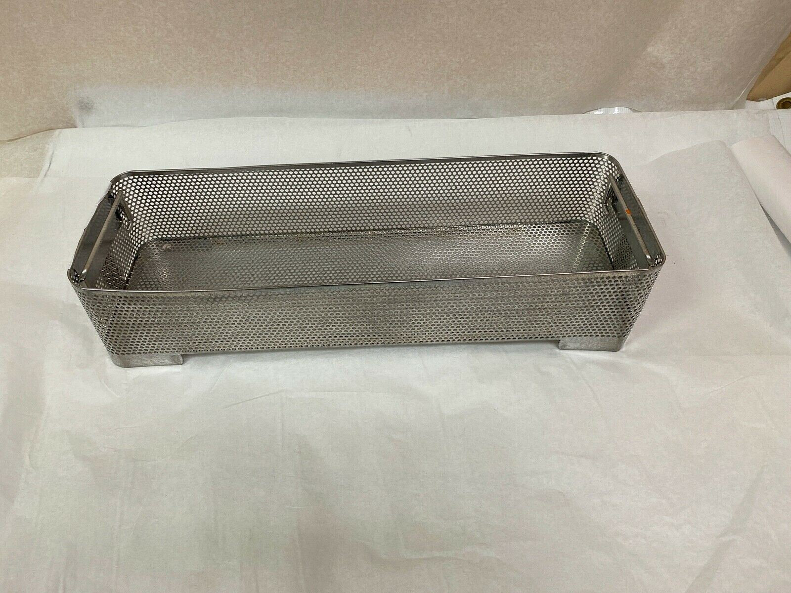 Long 19" Rectangular Metal Tray with Handles, Light Cord Tray | KMCE-209 DIAGNOSTIC ULTRASOUND MACHINES FOR SALE