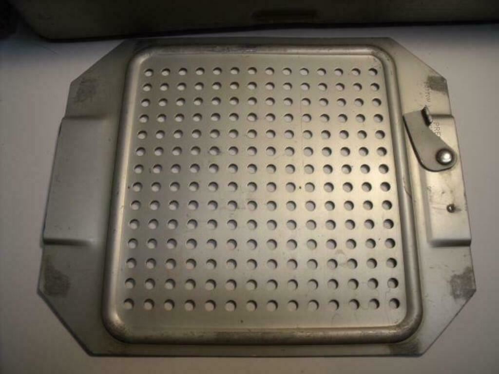 Genesis CD2-4B Sterilization Case with Basket and Lid, 4"x19"x12.5" | PR3419 DIAGNOSTIC ULTRASOUND MACHINES FOR SALE