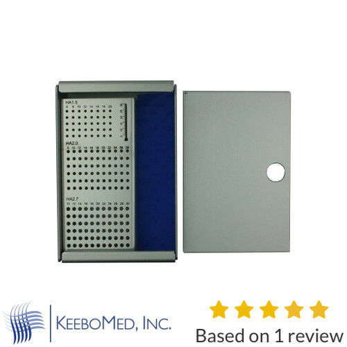 Small Orthopedic Screw Rack, Case With Cover for 1.5mm - 2.0mm - 2.7mm Screws DIAGNOSTIC ULTRASOUND MACHINES FOR SALE