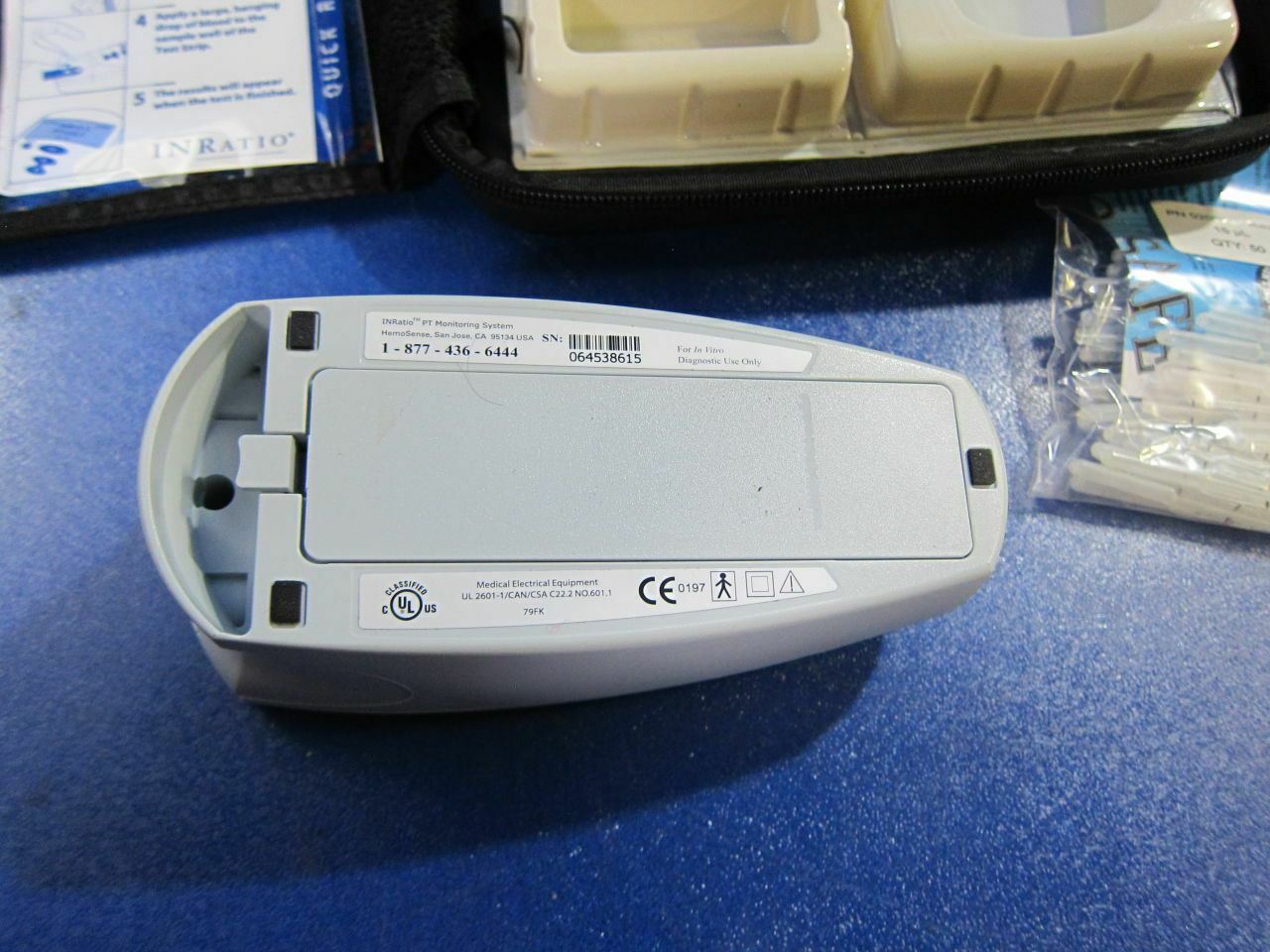 Hemosense INRatio PT Monitoring System with Case DIAGNOSTIC ULTRASOUND MACHINES FOR SALE