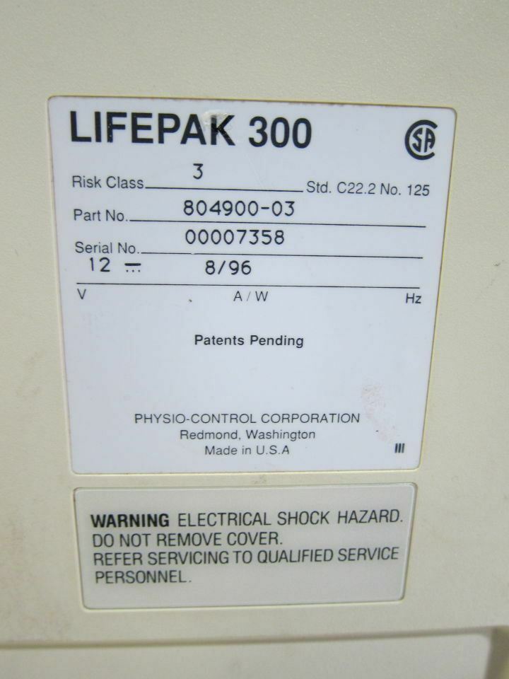 Physio-Control Lifepak 300 Patient Monitoring System (642DM) DIAGNOSTIC ULTRASOUND MACHINES FOR SALE