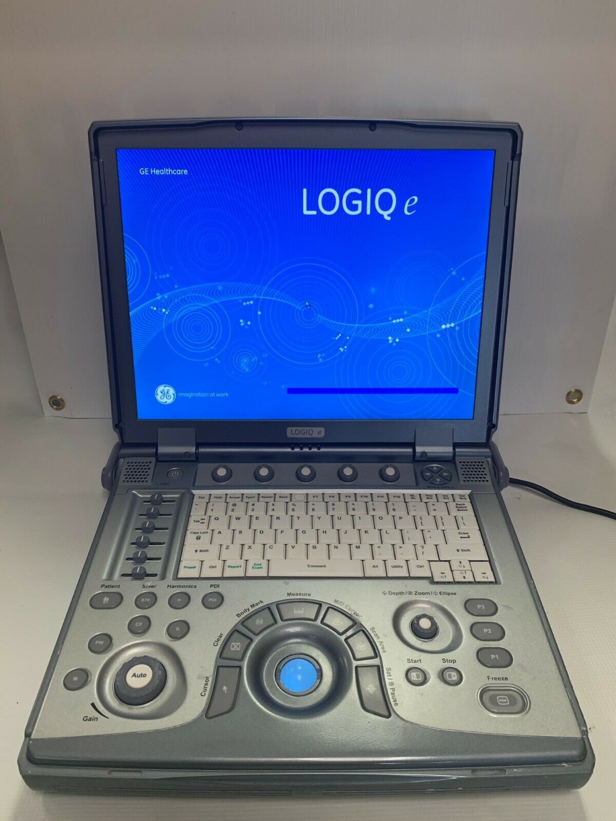 GE Logiq E Color Ultrasound Scanner, 3 probes Cardiac,Linear, convex  2011 DIAGNOSTIC ULTRASOUND MACHINES FOR SALE