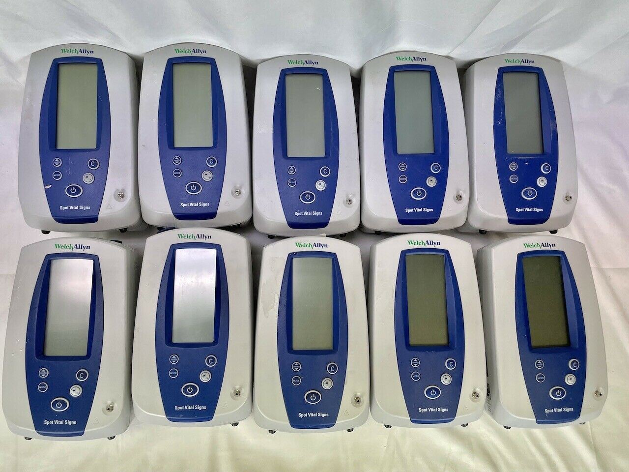 Lots of 10 Welch Allyn 42N0B- Spot Vital Signs Monitors DIAGNOSTIC ULTRASOUND MACHINES FOR SALE