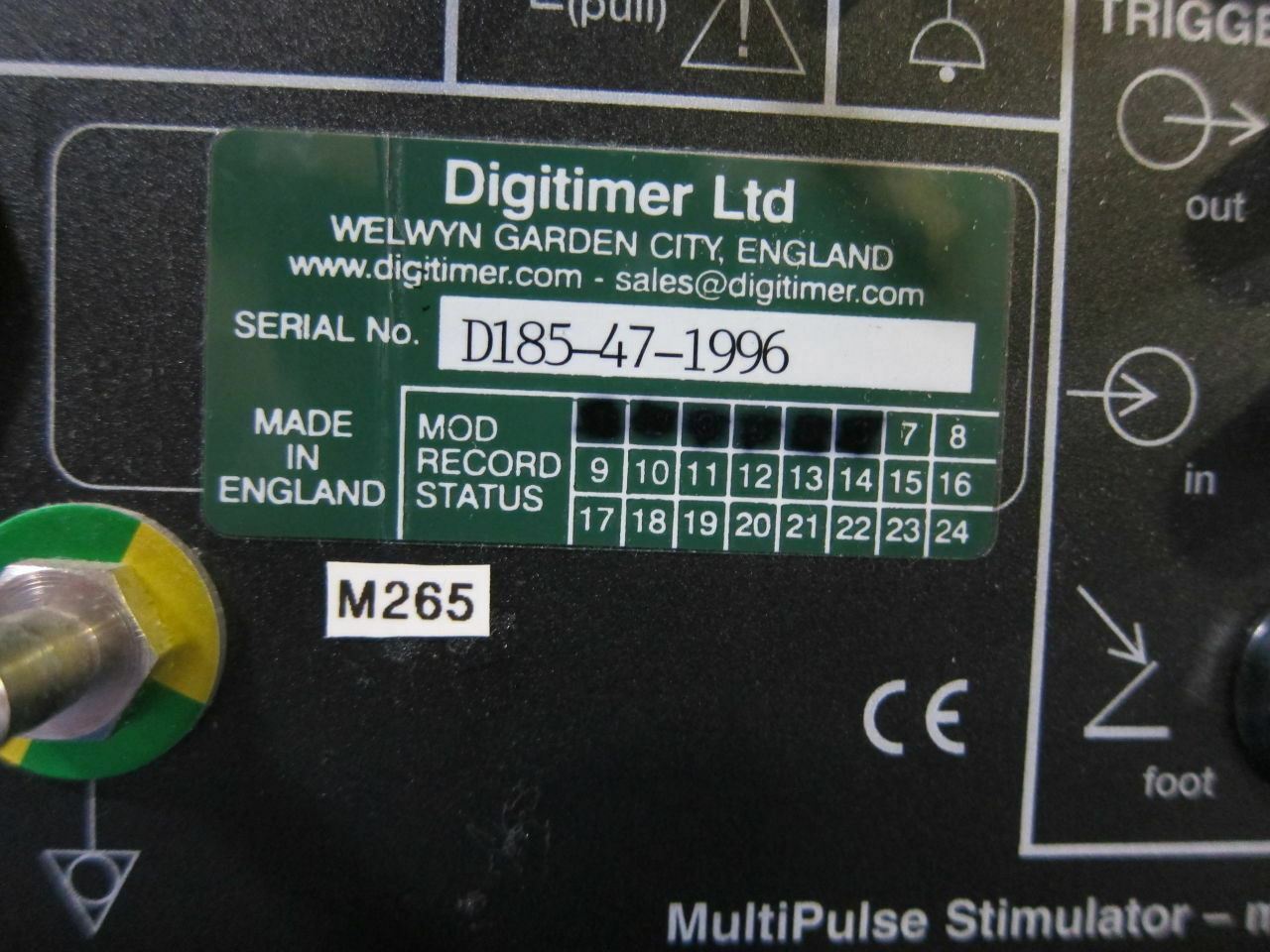 Digitimer D185 Muscle Stimulator (595DM) DIAGNOSTIC ULTRASOUND MACHINES FOR SALE