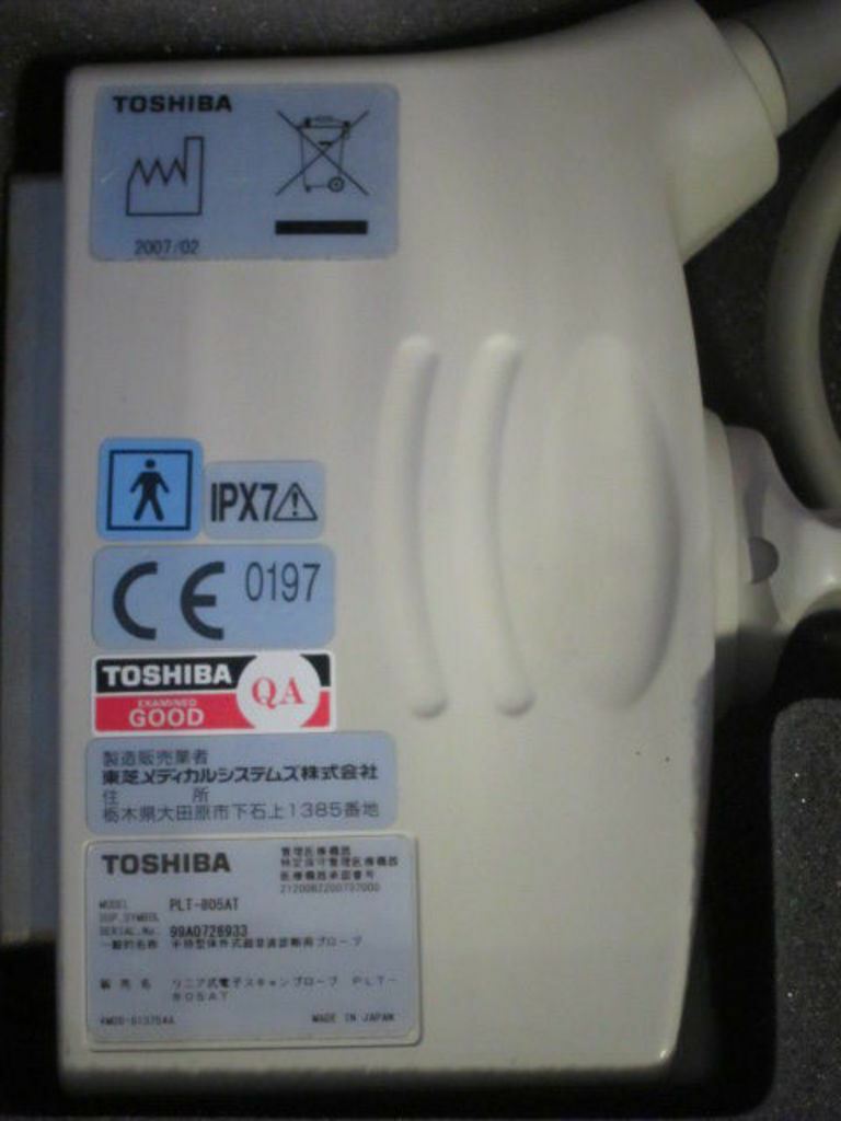 TOSHIBA PLT-805AT Ultrasound Probe DIAGNOSTIC ULTRASOUND MACHINES FOR SALE