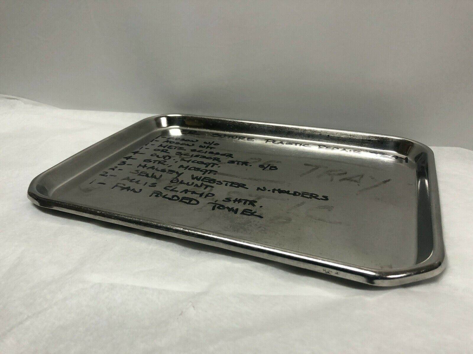 Unbranded Stainless Steel Surgical 12" Tray | KMCE-184 DIAGNOSTIC ULTRASOUND MACHINES FOR SALE