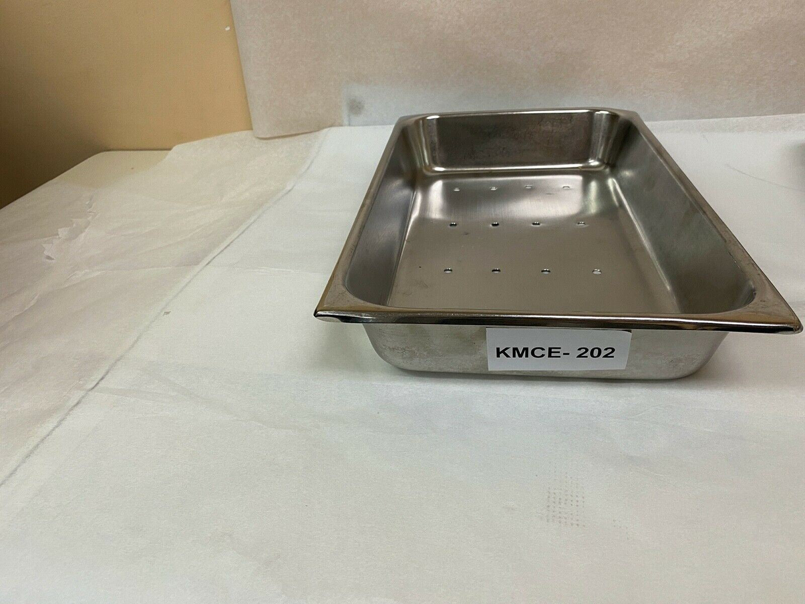 Vollrath 16" Length Stainless Steel Pan with Holes 7416-2 | KMCE-202 DIAGNOSTIC ULTRASOUND MACHINES FOR SALE