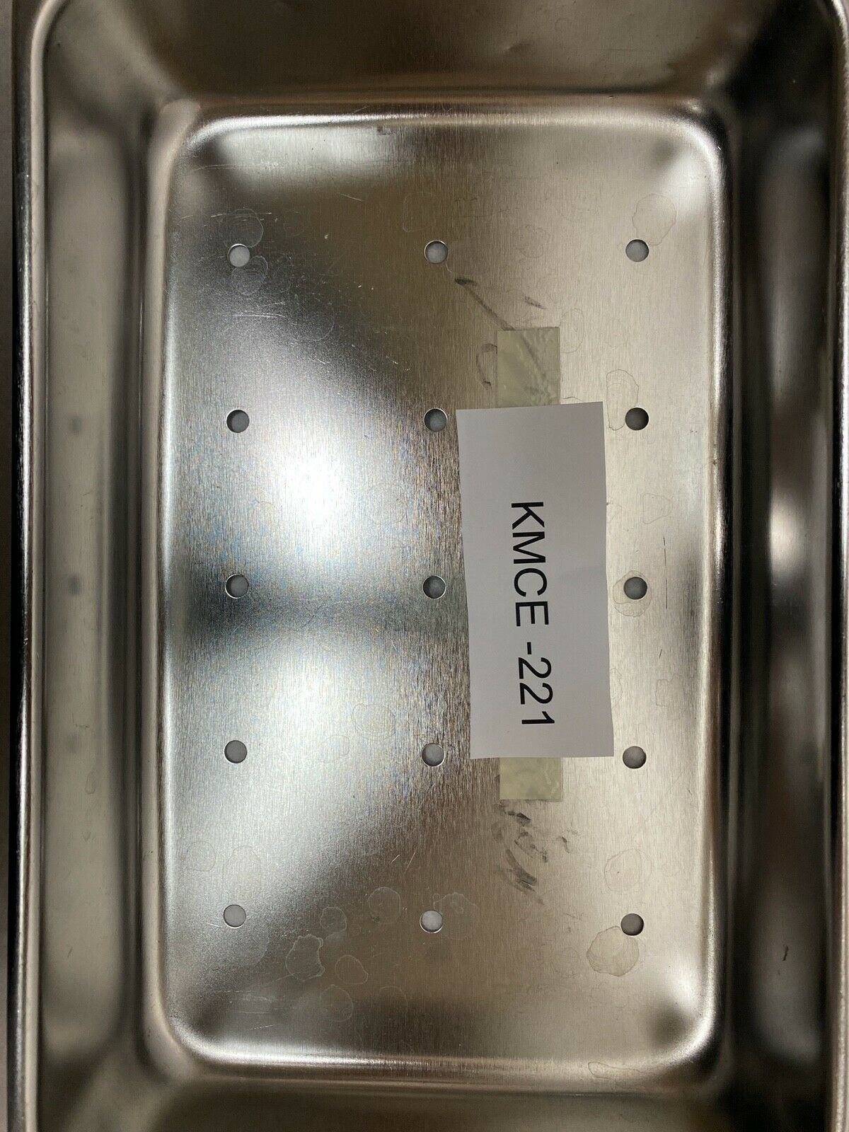 Polar Stainless Steel 14" Tray with Holes T304 | KMCE-221 DIAGNOSTIC ULTRASOUND MACHINES FOR SALE