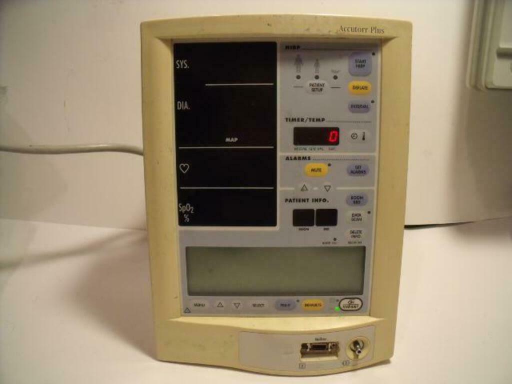 DataScope Accutorr Plus Accutorr Plus Vital Signs Monitor | PR2012 DIAGNOSTIC ULTRASOUND MACHINES FOR SALE