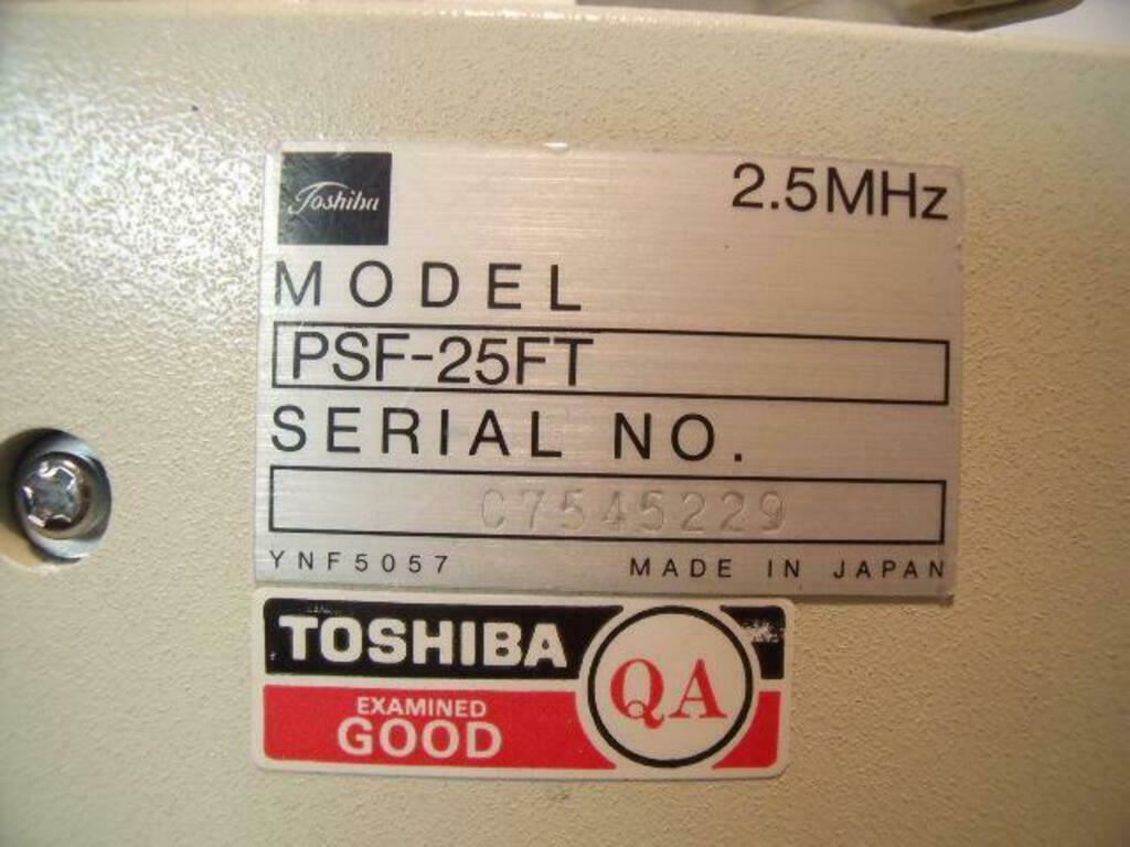TOSHIBA PSF-25FT 2.5MHZ ULTRASOUND PROBE | PR5028 DIAGNOSTIC ULTRASOUND MACHINES FOR SALE