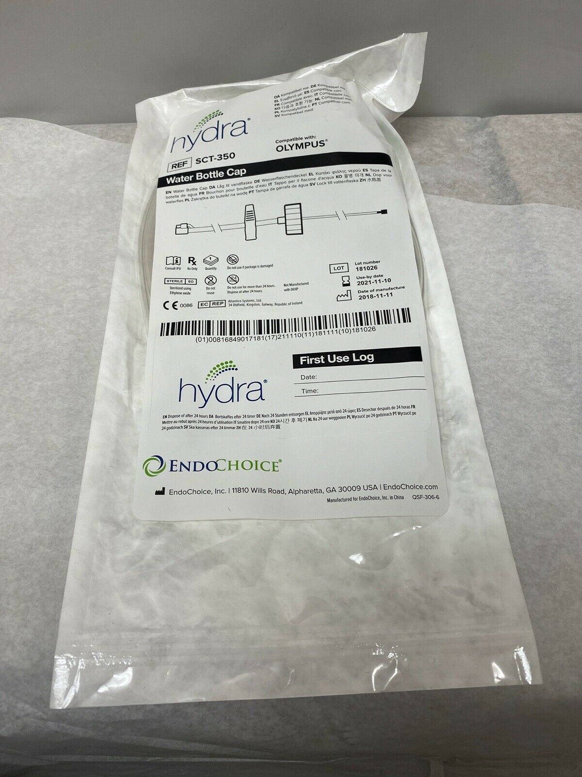 EndoChoice Hydra SCT-350 Water Bottle Cap | CEDESP-128 DIAGNOSTIC ULTRASOUND MACHINES FOR SALE