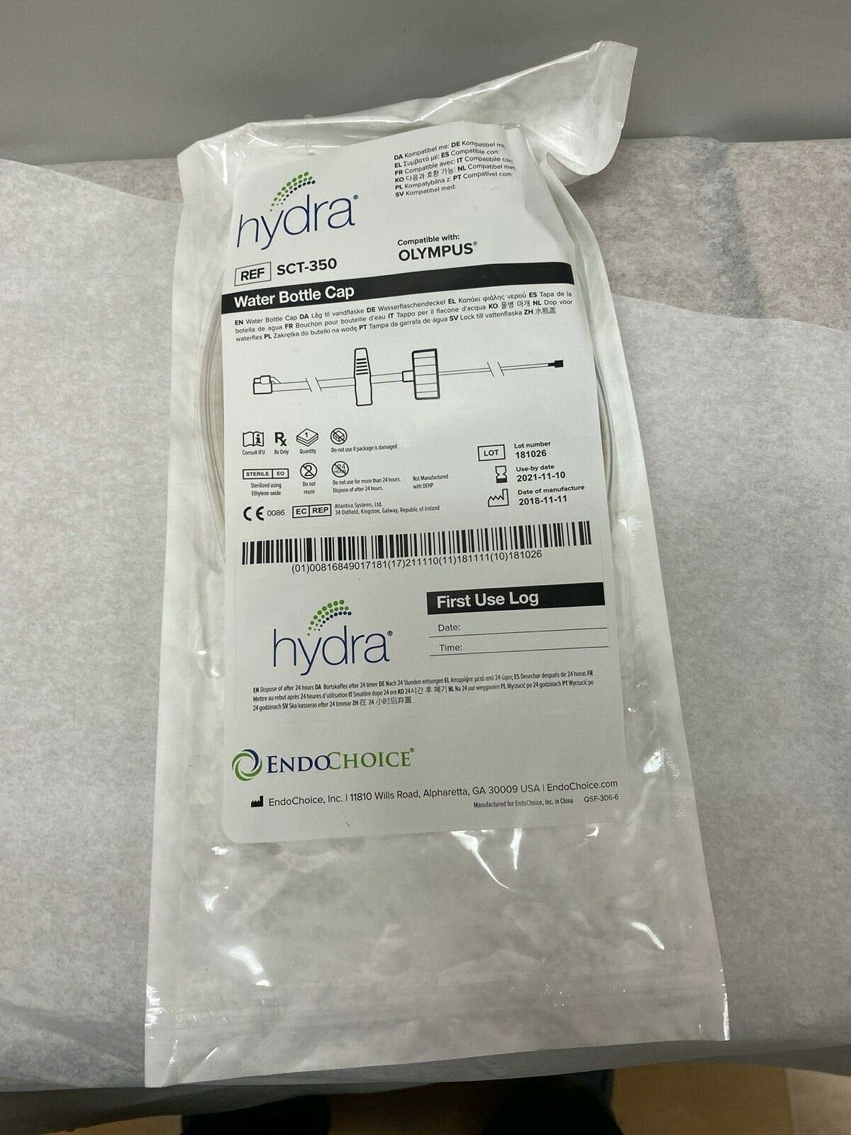 EndoChoice Hydra SCT-350 Water Bottle Cap | CEDESP-128 DIAGNOSTIC ULTRASOUND MACHINES FOR SALE