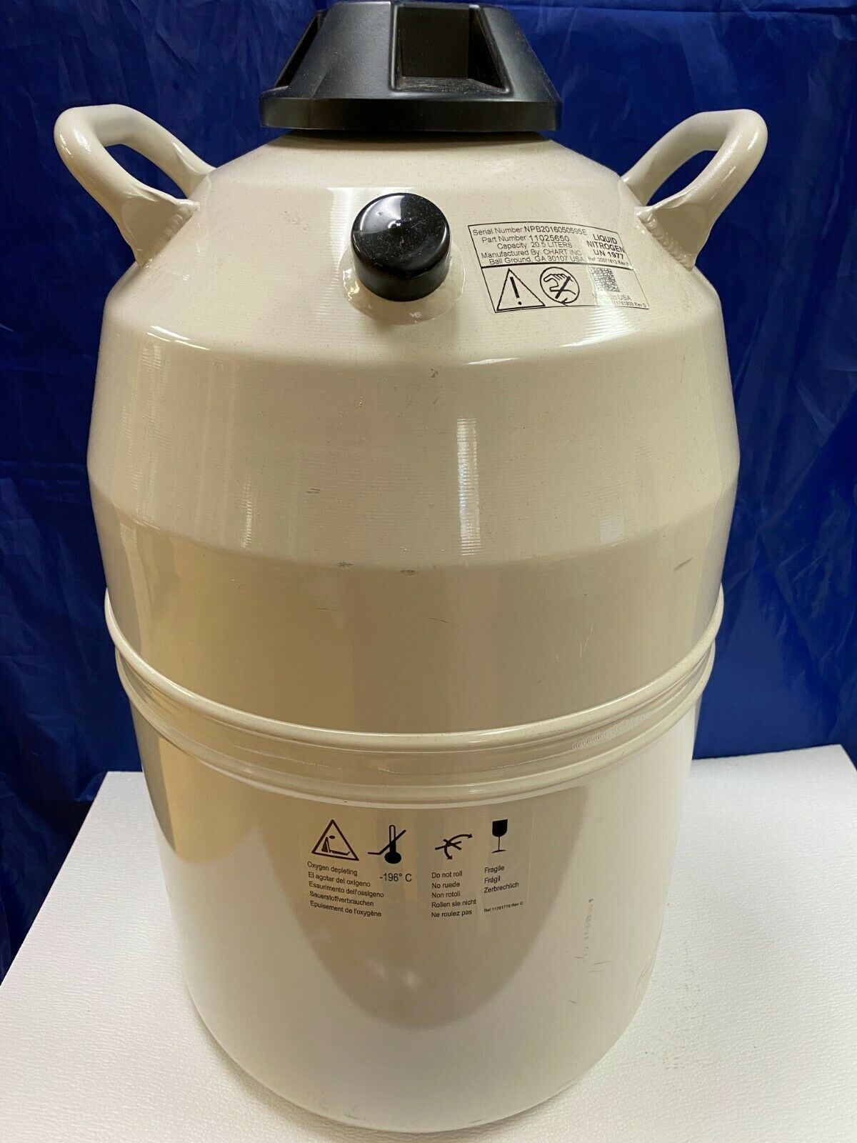 Brymill MVE Liquid Nitrogen Tank MVE SC20/20 | KMCE-375 DIAGNOSTIC ULTRASOUND MACHINES FOR SALE