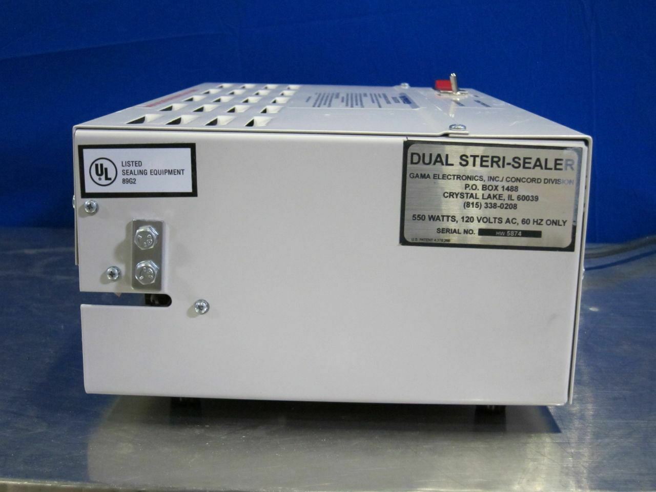 Gama Electronics Dual Steri-Sealer Tube Sealer (NY141U) DIAGNOSTIC ULTRASOUND MACHINES FOR SALE