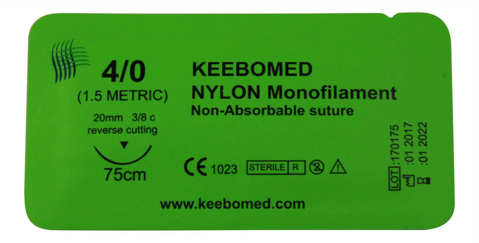 Veterinary Nylon Monofilament 4/0 Pack of 12 | KeeboMed DIAGNOSTIC ULTRASOUND MACHINES FOR SALE