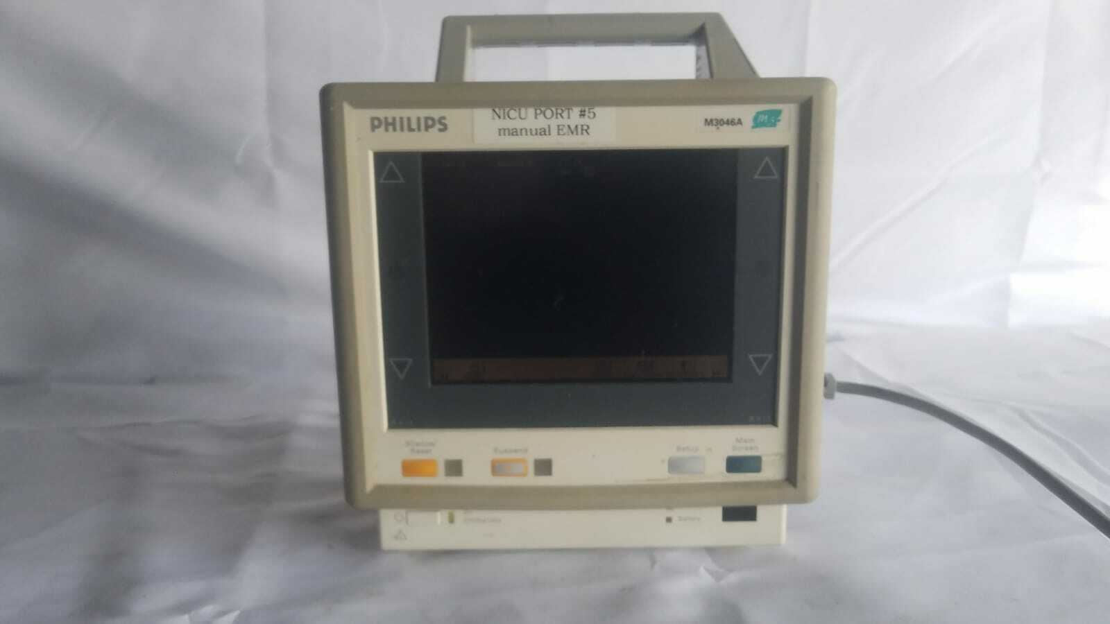 Philips M3 M3046A Portable Color Patient Monitor (NY213U) DIAGNOSTIC ULTRASOUND MACHINES FOR SALE