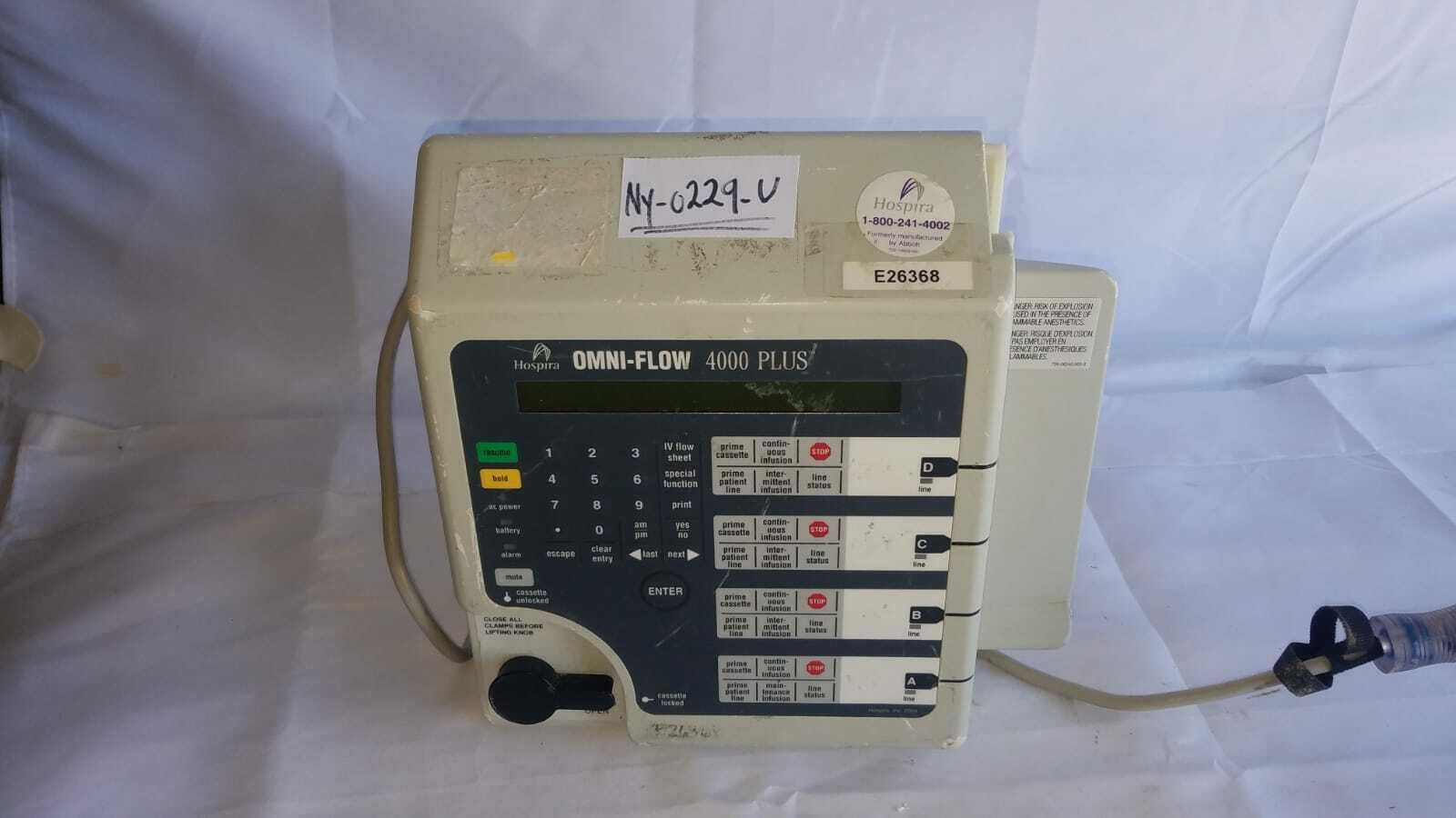 Hospira Omni-Flow 4000 Plus (NY229U) DIAGNOSTIC ULTRASOUND MACHINES FOR SALE