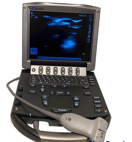 Sonosite M-Turbo Portable Ultrasound 2018 with Linear Array Probe L38xi 10-5