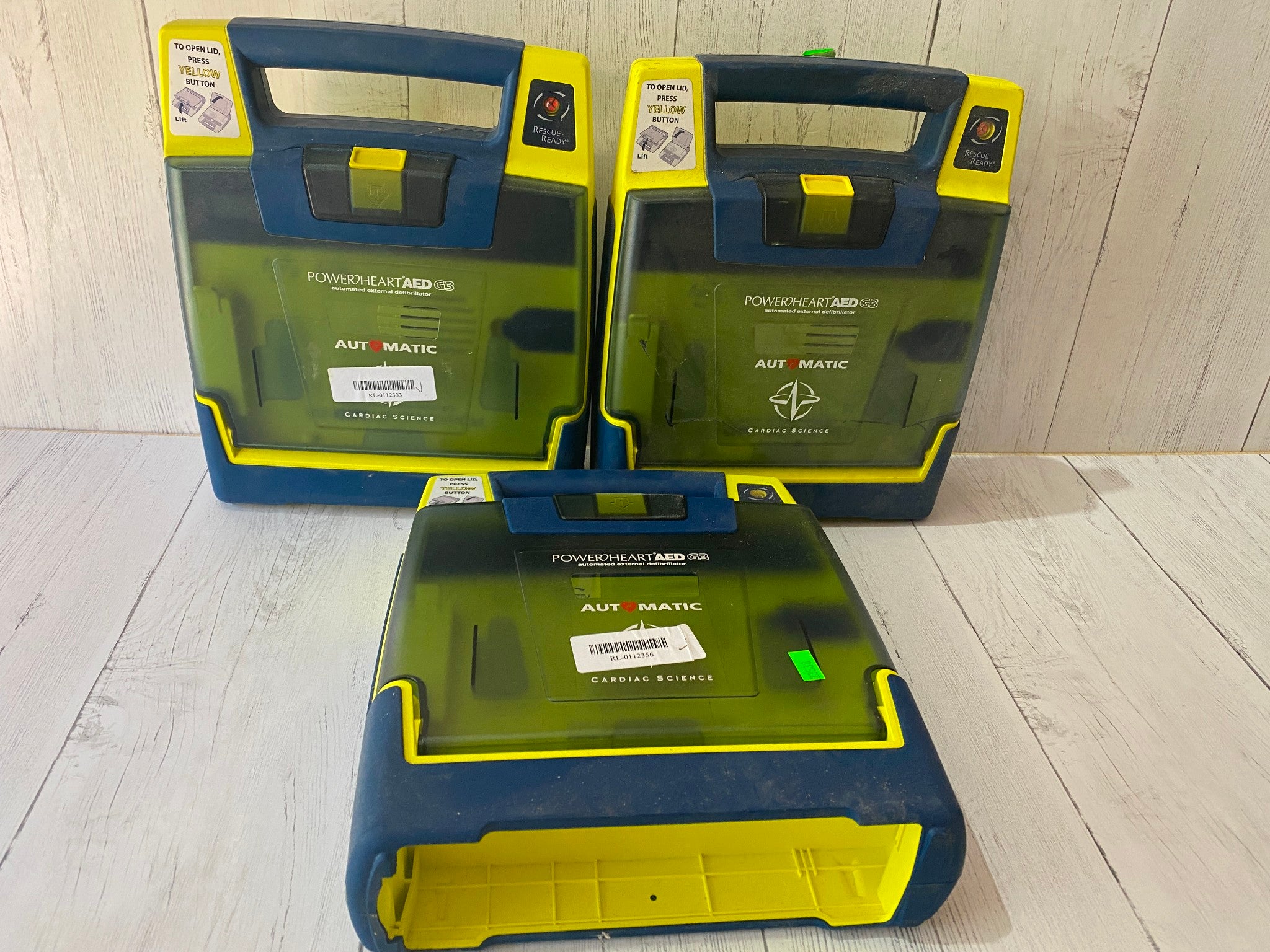 Power Heart AED G3 Lot of 3 DIAGNOSTIC ULTRASOUND MACHINES FOR SALE