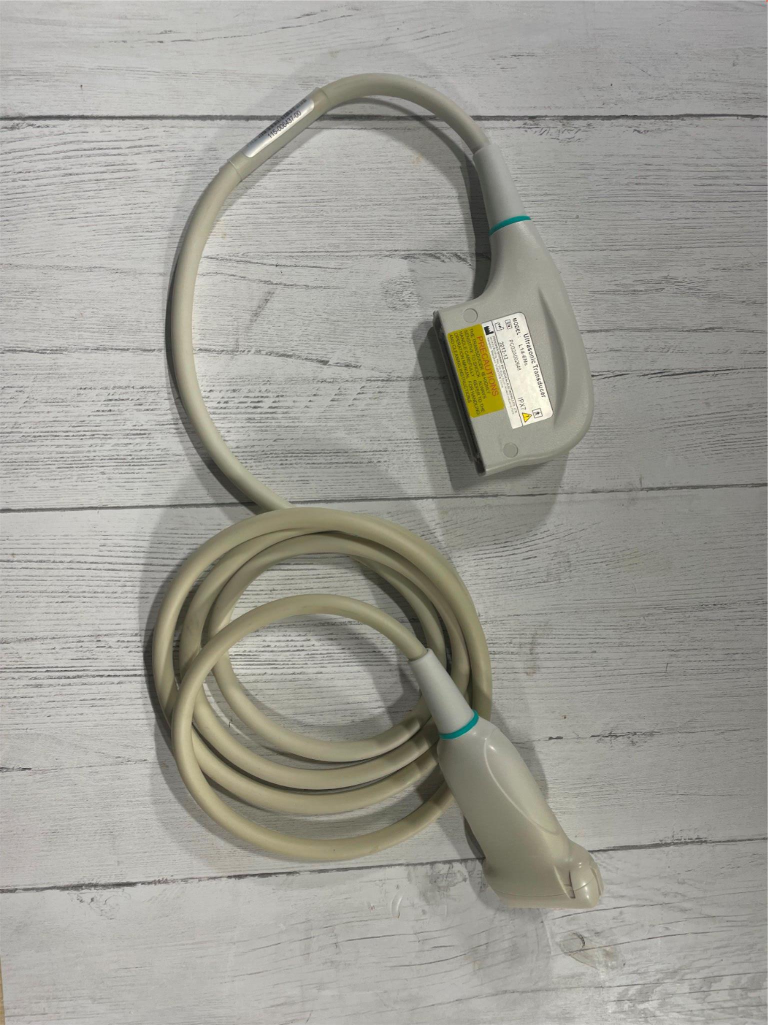 Mindray L14-6Ns Ultrasound Probe REF:115-006437-00 SN:PCG2A002648 DIAGNOSTIC ULTRASOUND MACHINES FOR SALE