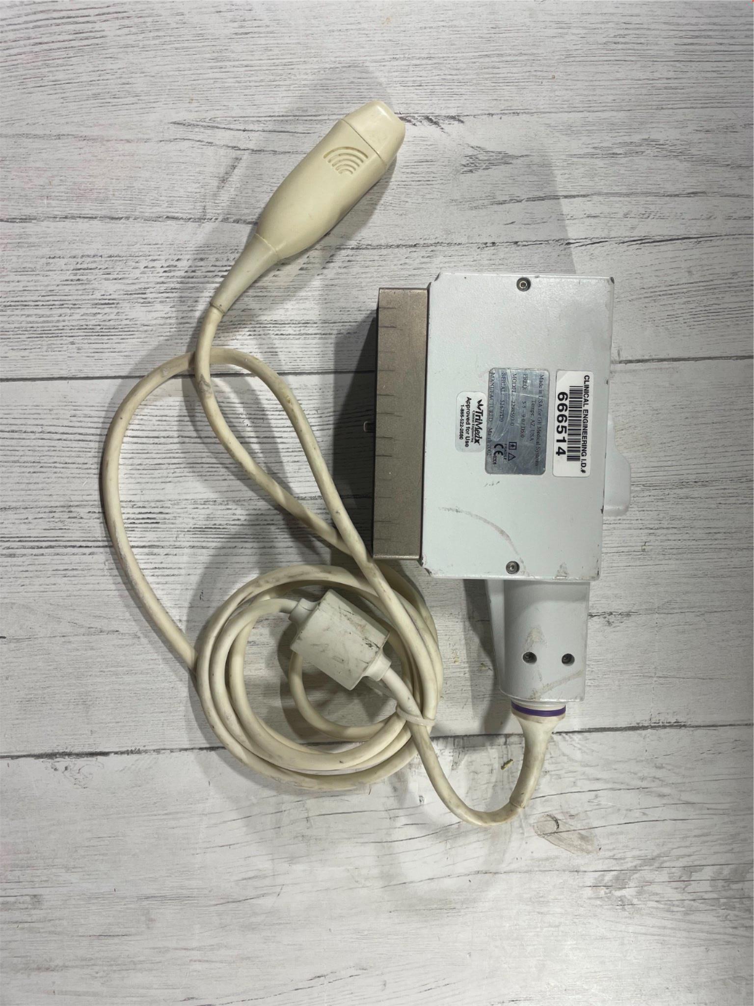 GE Healthcare 10S Ultrasound Probe REF:2298593-0 SN:5267PD0 DIAGNOSTIC ULTRASOUND MACHINES FOR SALE