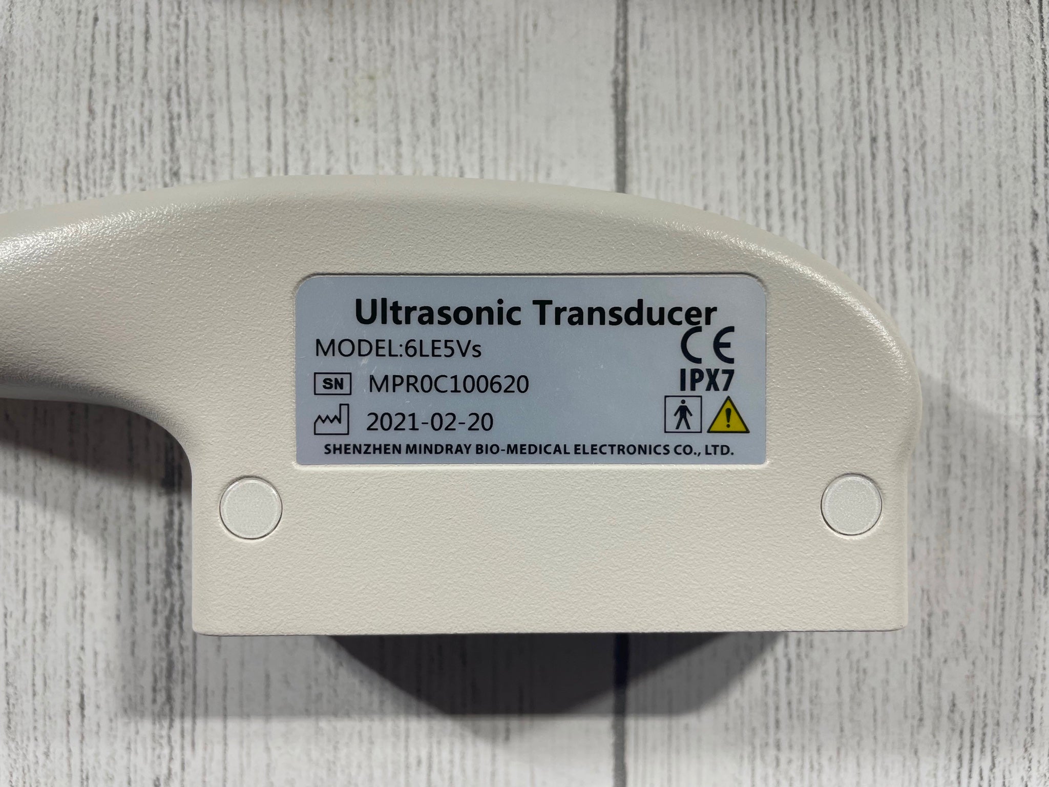 MindRay Ultrasonic Transducer MODEL: 6LE5VS SN: MPROC100620 DIAGNOSTIC ULTRASOUND MACHINES FOR SALE