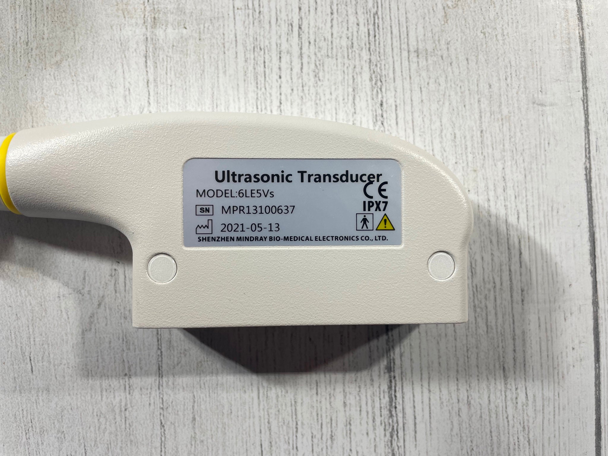 MindRay Ultrasonic Transducer MODEL:6LE5VS SN: MPR13100637 DIAGNOSTIC ULTRASOUND MACHINES FOR SALE