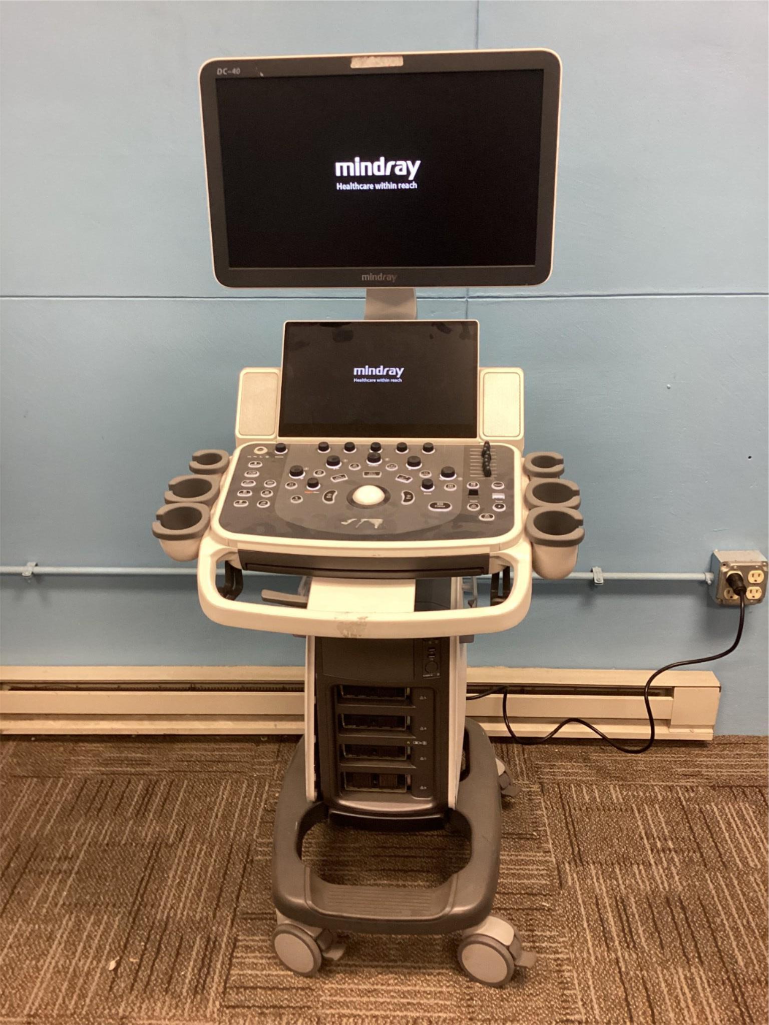 Mindray DC-40 Diagnostic Ultrasound System Tower - 2021 DIAGNOSTIC ULTRASOUND MACHINES FOR SALE