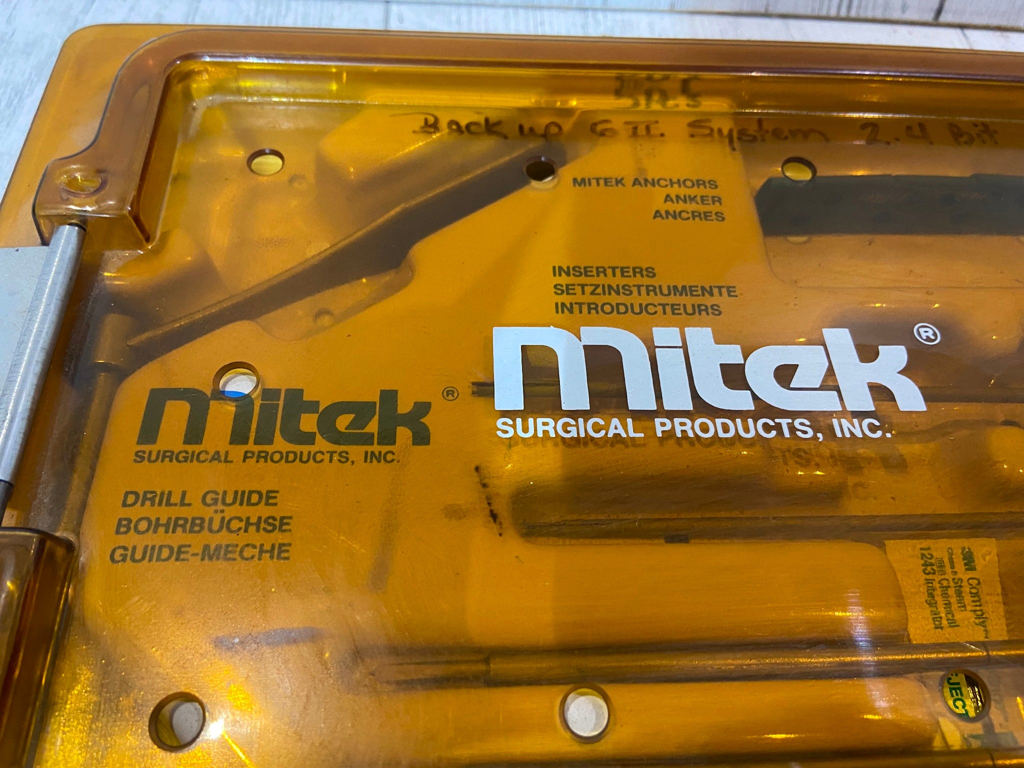 Mitek Surgical Products Drill Guide 11"x8"x1.75" DIAGNOSTIC ULTRASOUND MACHINES FOR SALE