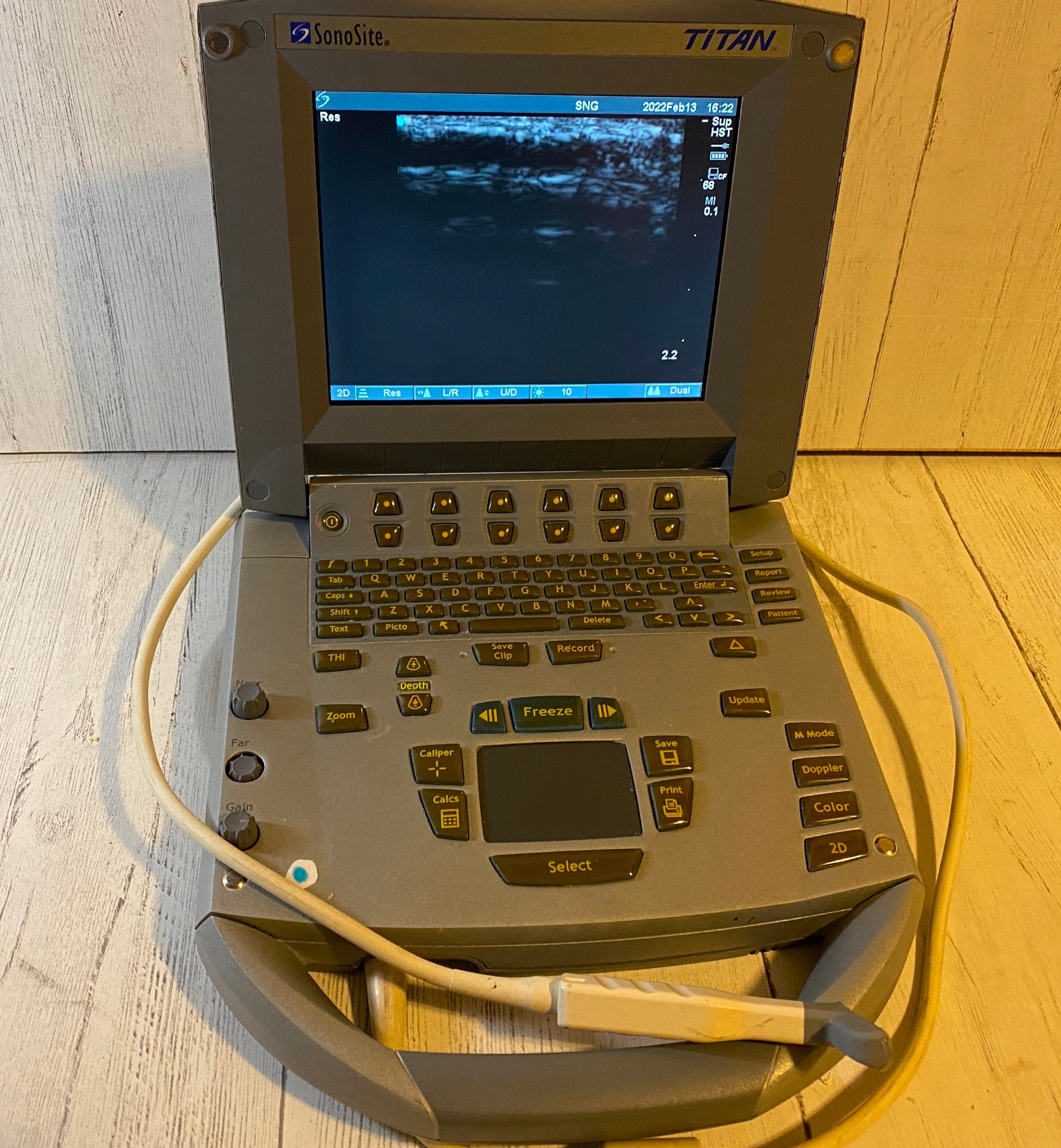 HST/10-5Mhz Hockey probe  For Sonosite Titan Portable Ultrasound 2004 DIAGNOSTIC ULTRASOUND MACHINES FOR SALE