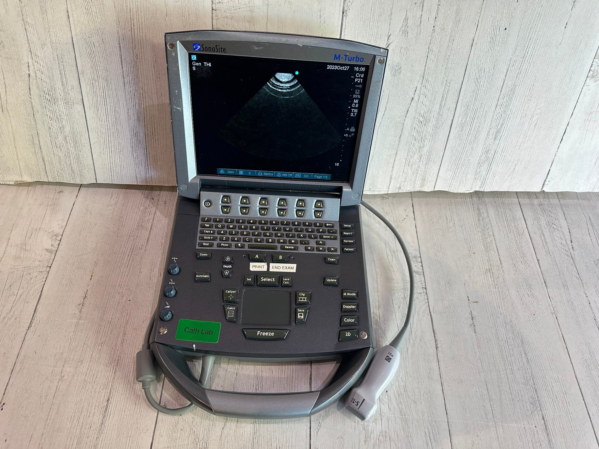 SonoSite M Turbo Ultrasound Machine 2011  Warranty 6 Months-No probe DIAGNOSTIC ULTRASOUND MACHINES FOR SALE