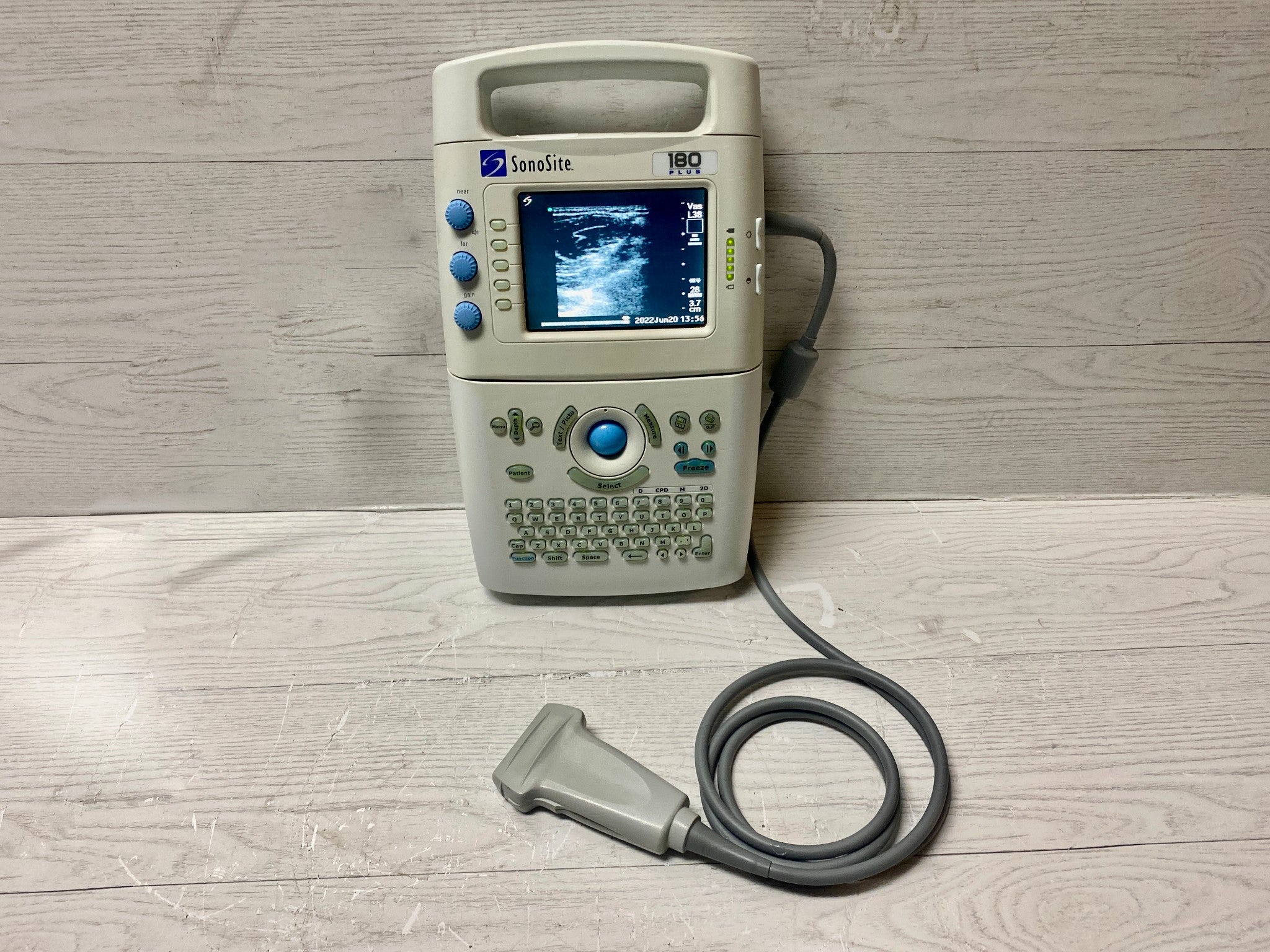 SonoSite 180 Plus Portable ultrasound with one linear array probe L738 DIAGNOSTIC ULTRASOUND MACHINES FOR SALE