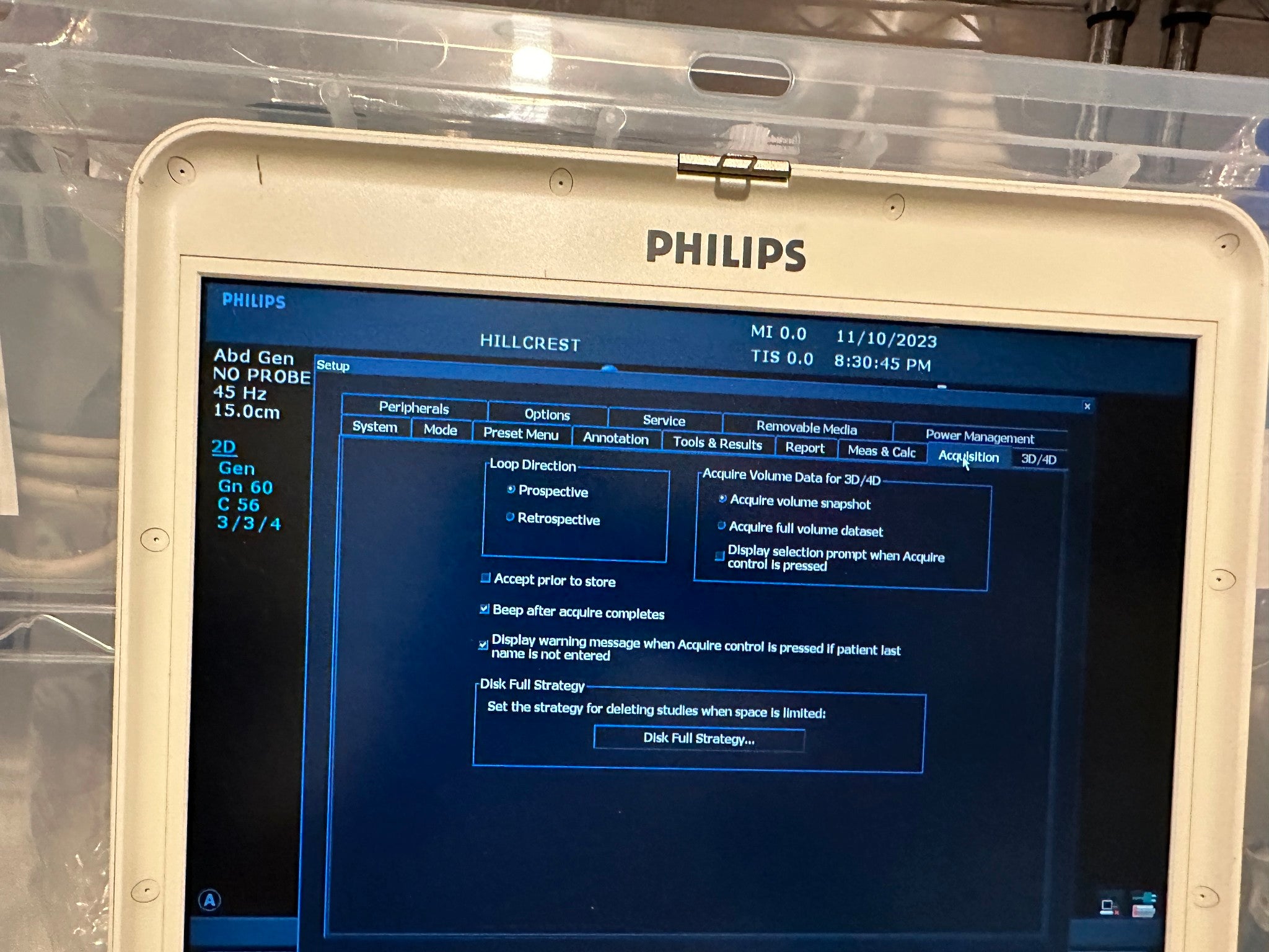 Philips CX50 Portable Ultrasound Scanner Machine 2009 Revision - 3.1.1 DIAGNOSTIC ULTRASOUND MACHINES FOR SALE