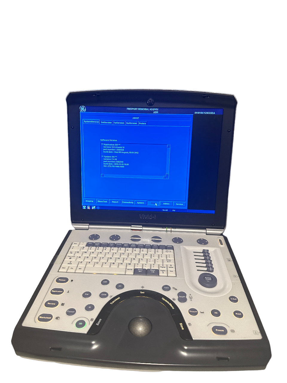 GE Vivid I Color Doppler Ultrasound & 3S-RS Phased Array Cardiac Probe 2012 DIAGNOSTIC ULTRASOUND MACHINES FOR SALE