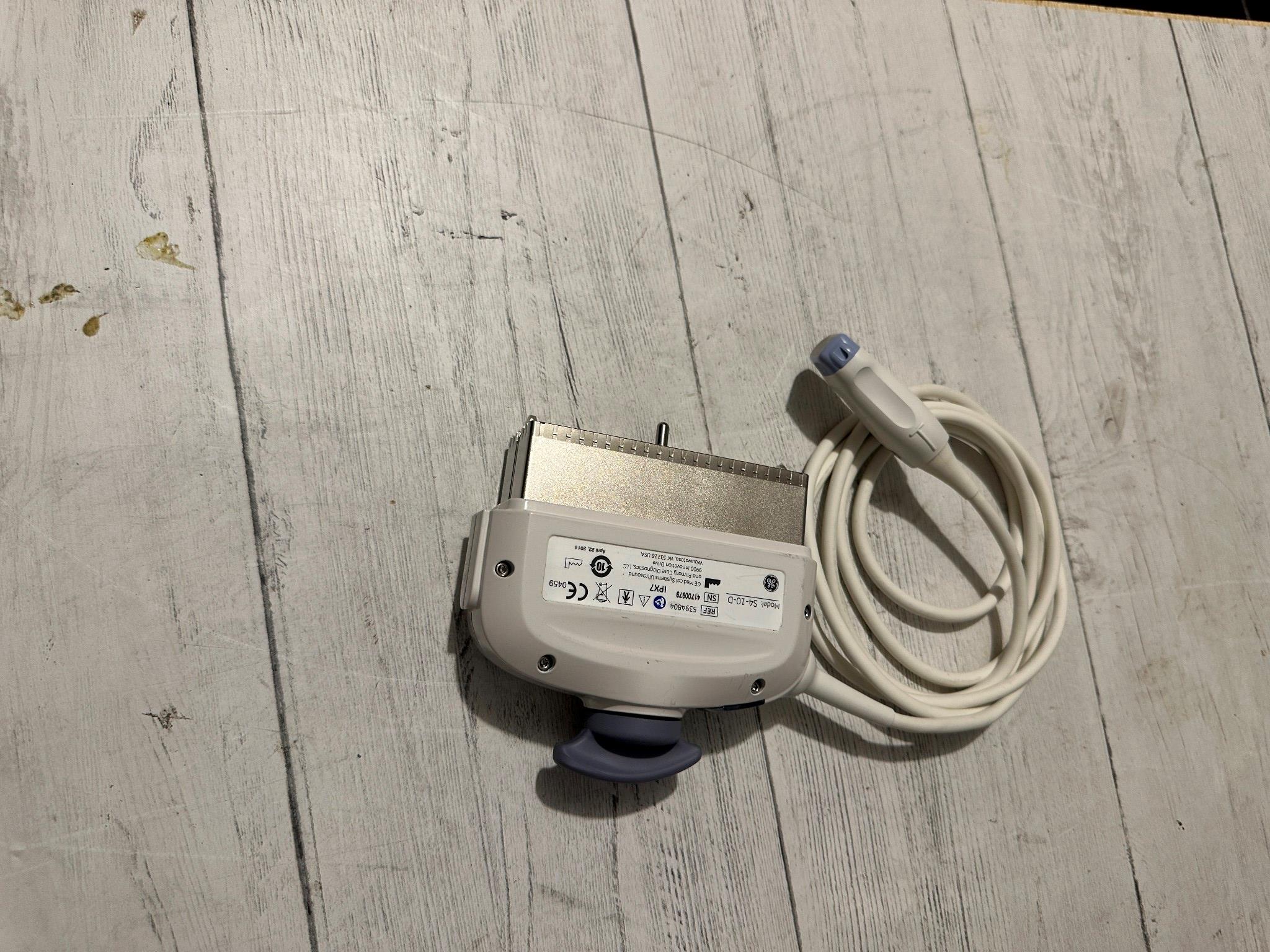 GE S-4-10-D Ultrasound Abdominal Probe Transducer Manufactured 2014 DIAGNOSTIC ULTRASOUND MACHINES FOR SALE