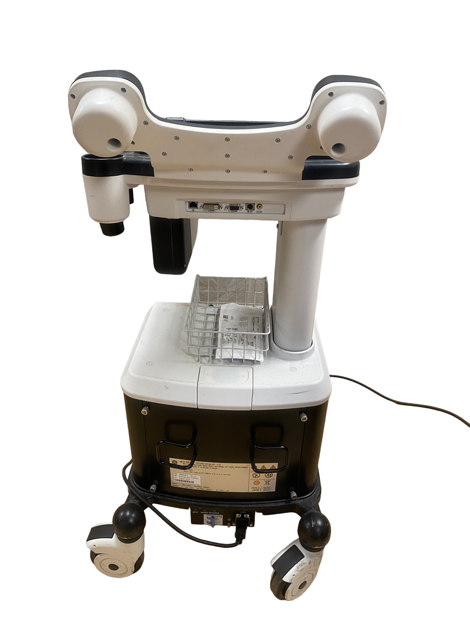 Cart Trolley for GE Logiq E and I ,DOM 2014 with Triple probe connector-Docking DIAGNOSTIC ULTRASOUND MACHINES FOR SALE