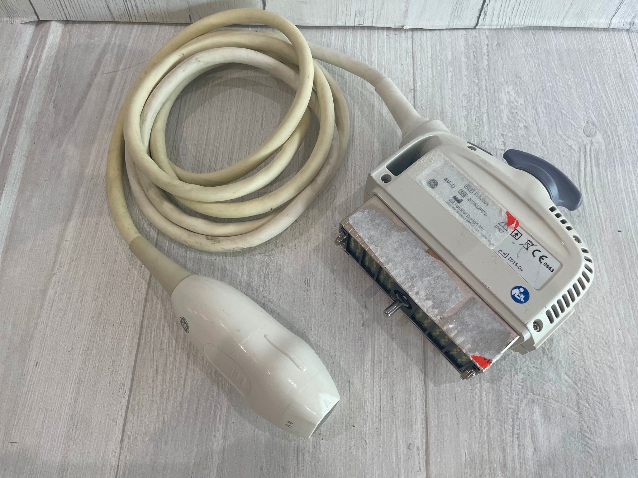 GE 4V-D Ultrasound Probe Transducer 2016 DIAGNOSTIC ULTRASOUND MACHINES FOR SALE