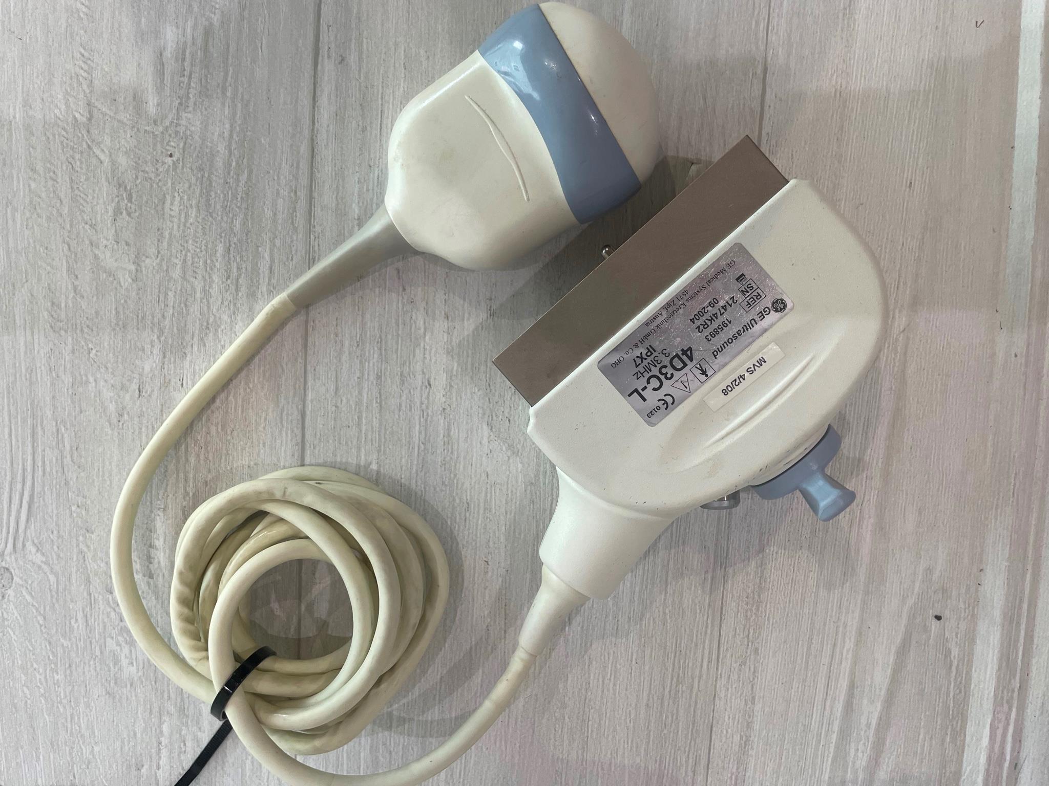 GE 3V Ultrasound Probe Transducer 2005 DIAGNOSTIC ULTRASOUND MACHINES FOR SALE